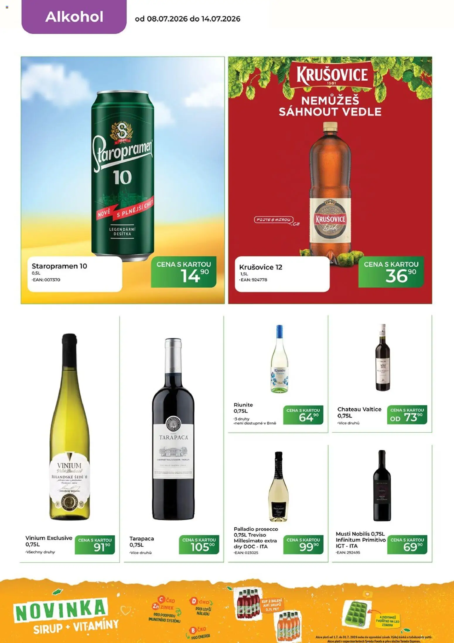 Tamda Foods leták od 08.07.2026 💥 Nenechte si ujít TOP nabídky! ⭐ | Česko