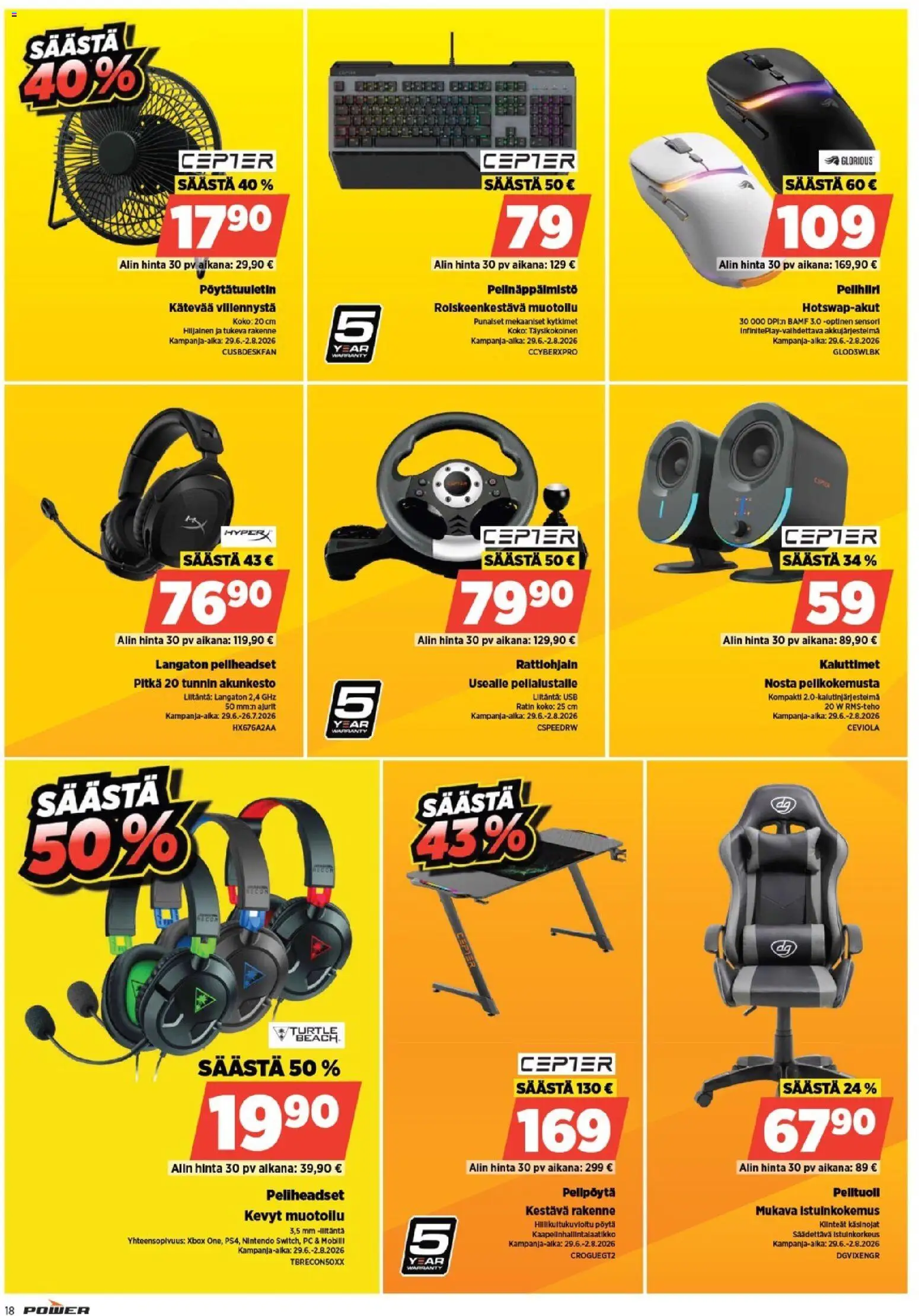 🛍️ Power tarjoukset alkaen 06/07/2026 » Katso huipputarjoukset ja säästä jo tänään! 💰 | Suomi