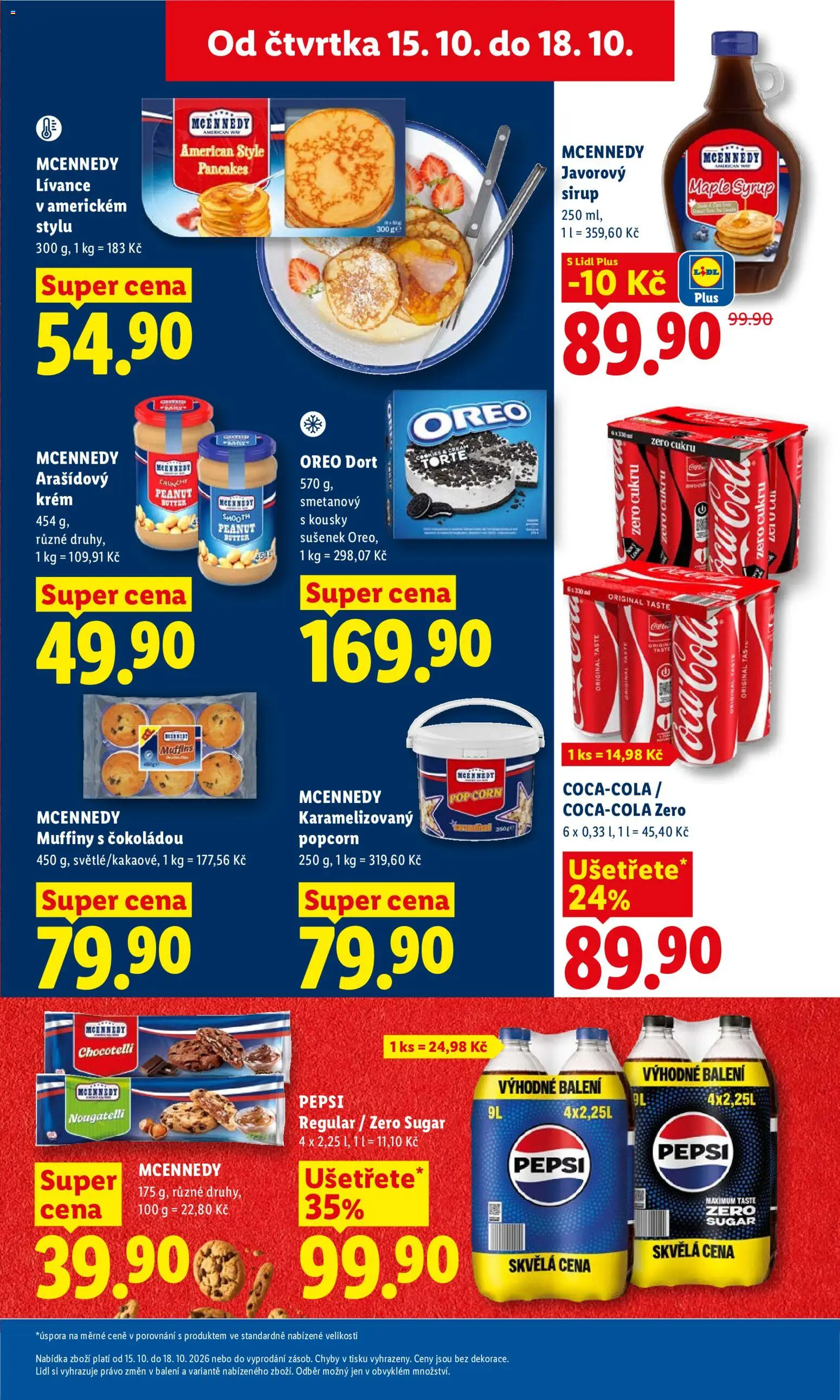 Lidl leták Leták in Česko