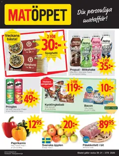 Matöppet Matöppet erbjudanden