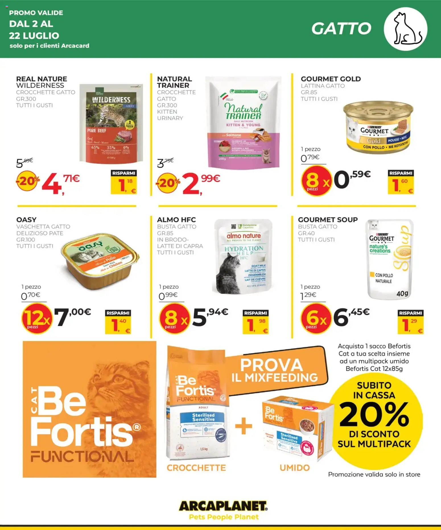 📣 Volantino Arcaplanet dal 📅 02/07/2026 - Scopri le offerte ora!🔥 | Italy