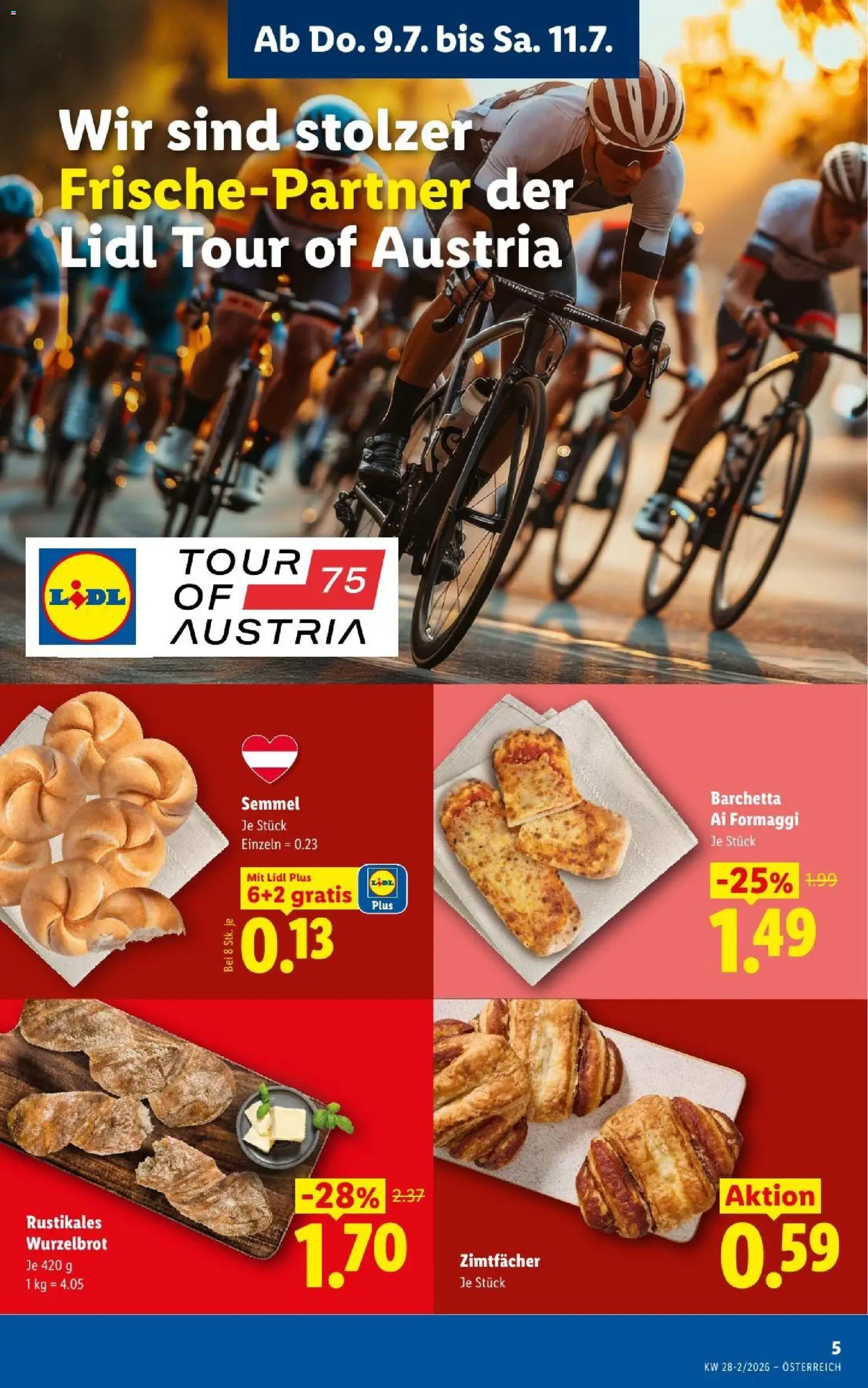 Jetzt sparen im Lidl - Flugblatt | 09.07.2026 ✳️ Angebote ab Donnerstag | Österreich