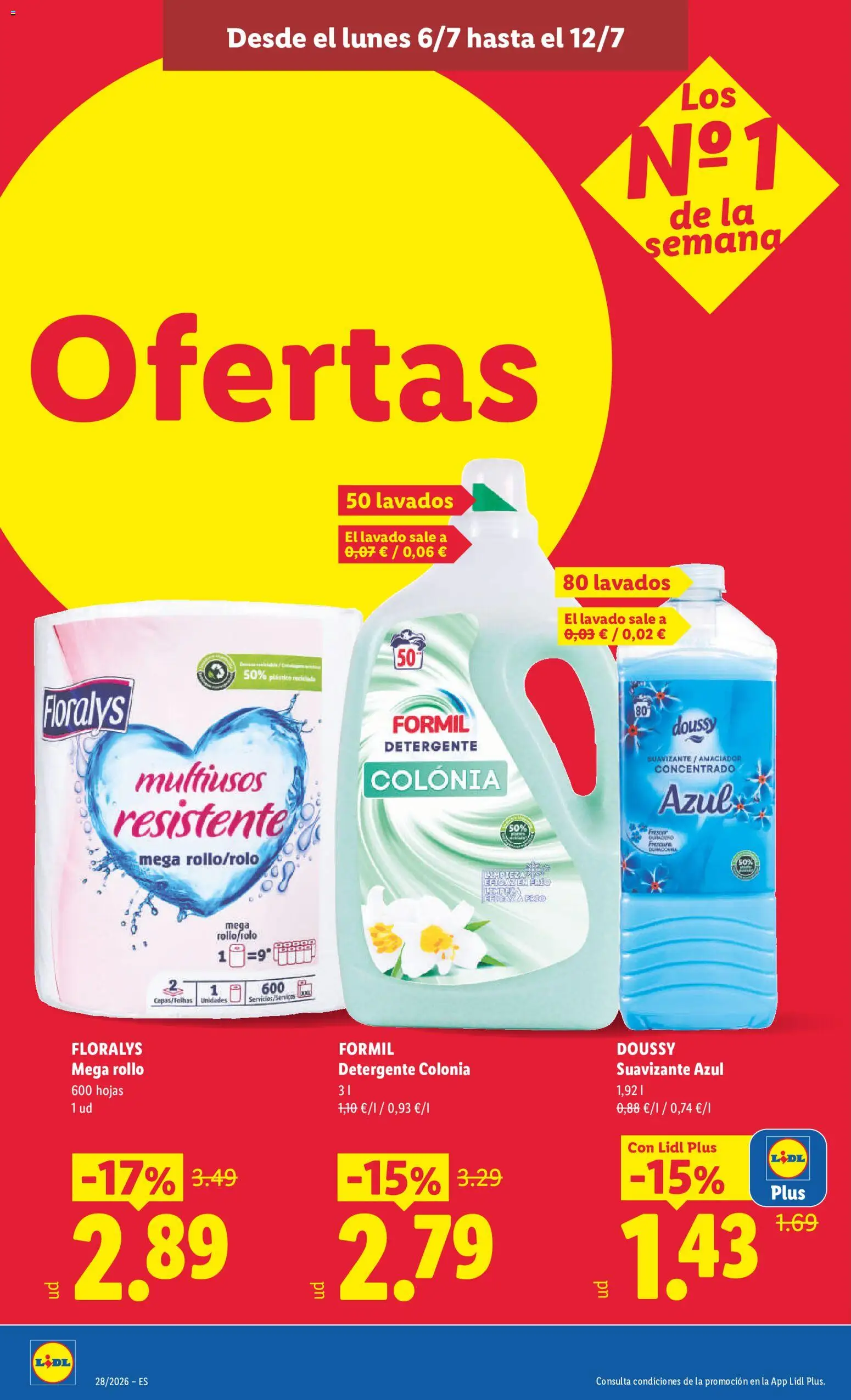 Lidl folleto desde 06/07/2026 | ¿Cómo obtener un descuento limitado? ¡Ahorra hoy mismo! | España