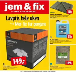 Jem & Fix Jem & Fix kundeavis