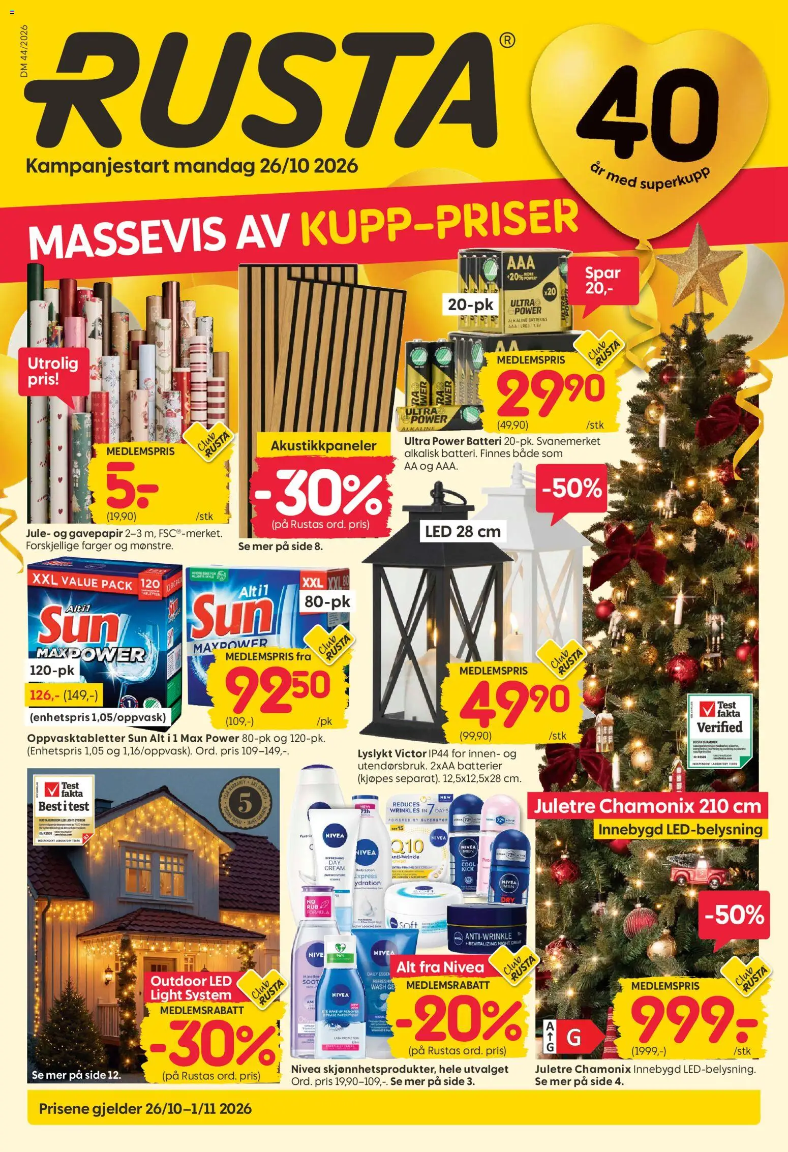 Rusta kundeavis Kundeavis in Norge