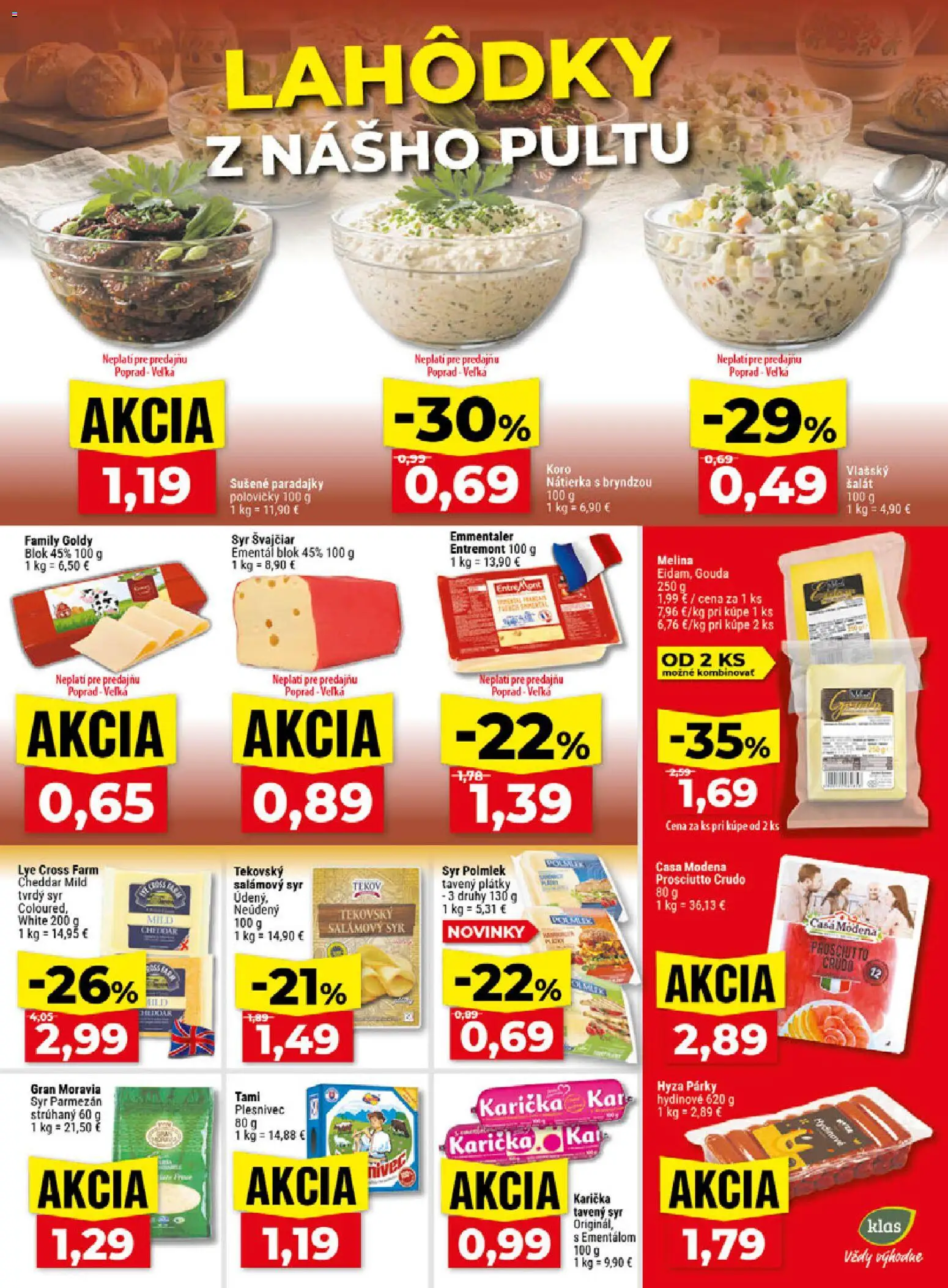 Klas leták Leták in Slovensko
