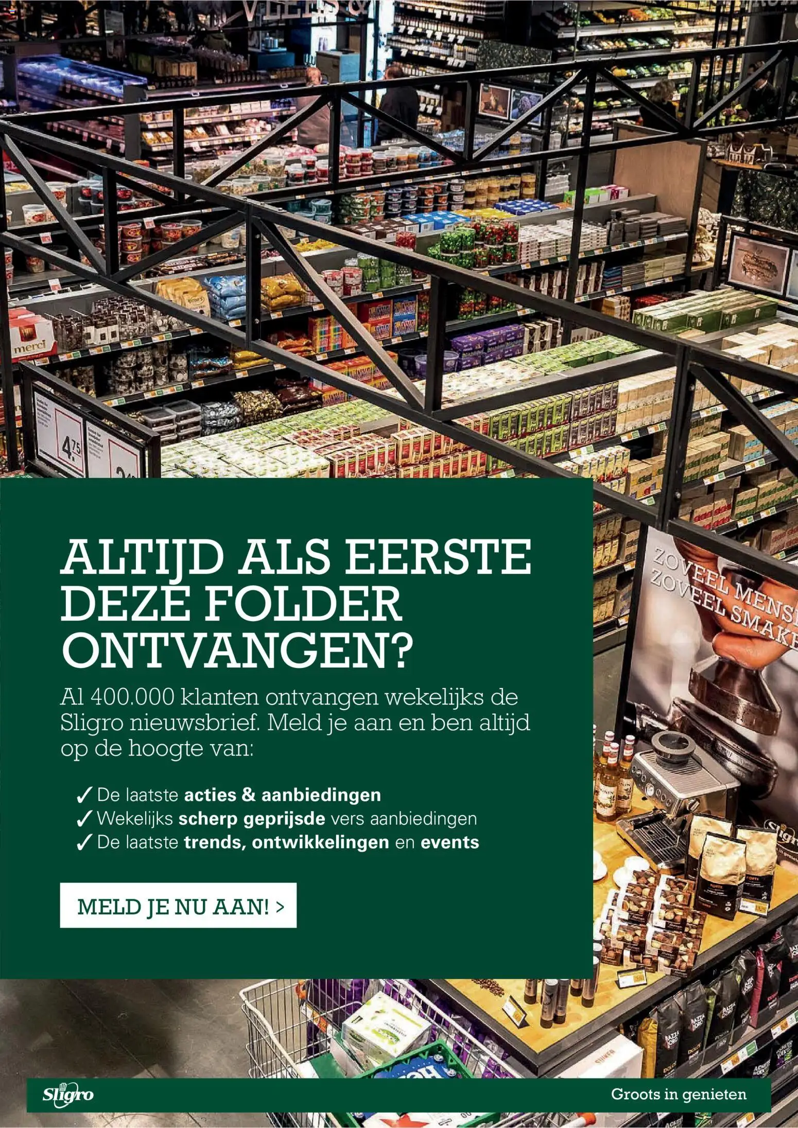 Sligro folder - Food Folder in Nederland