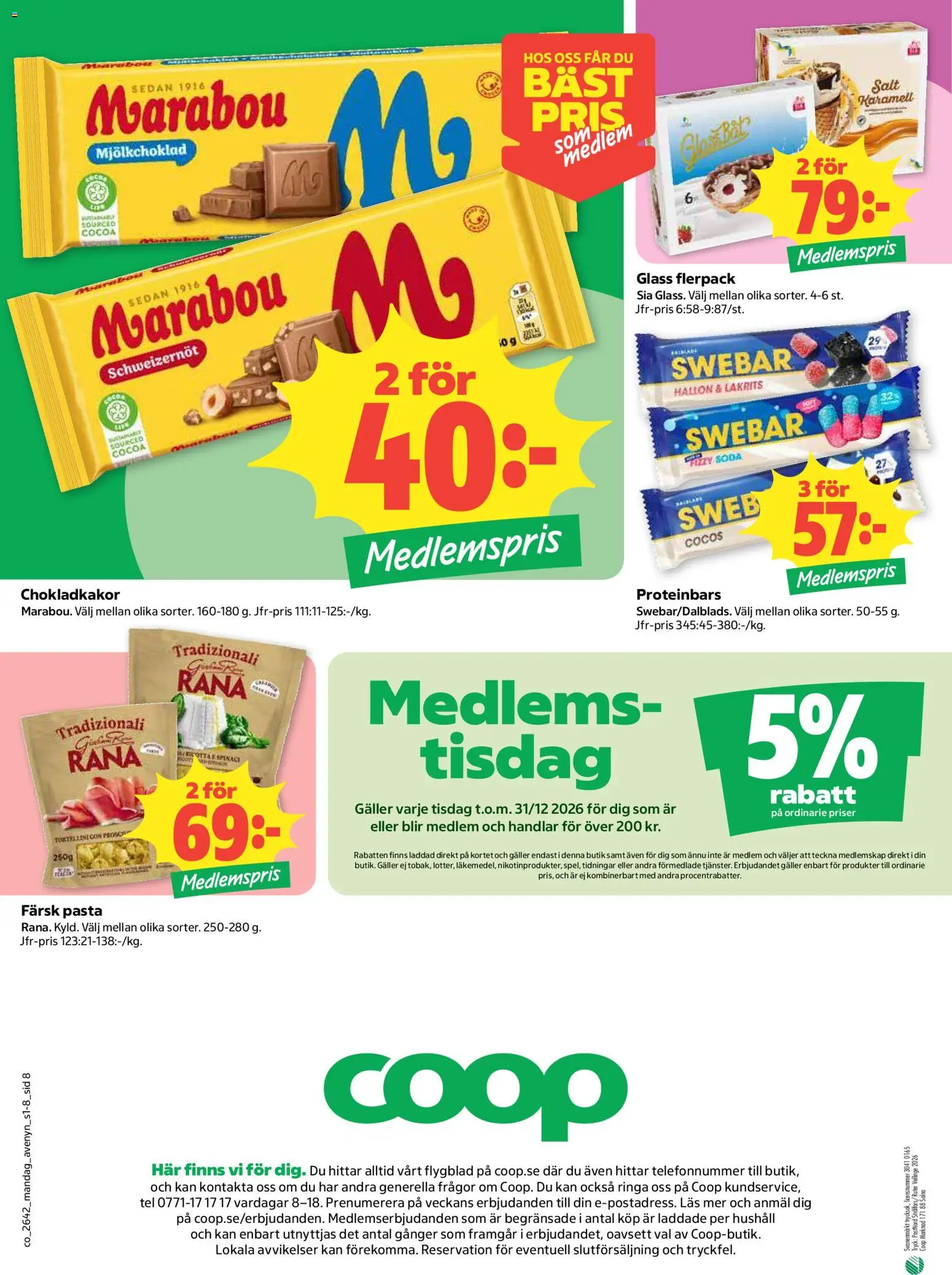 Coop erbjudanden Reklamblad in Sverige