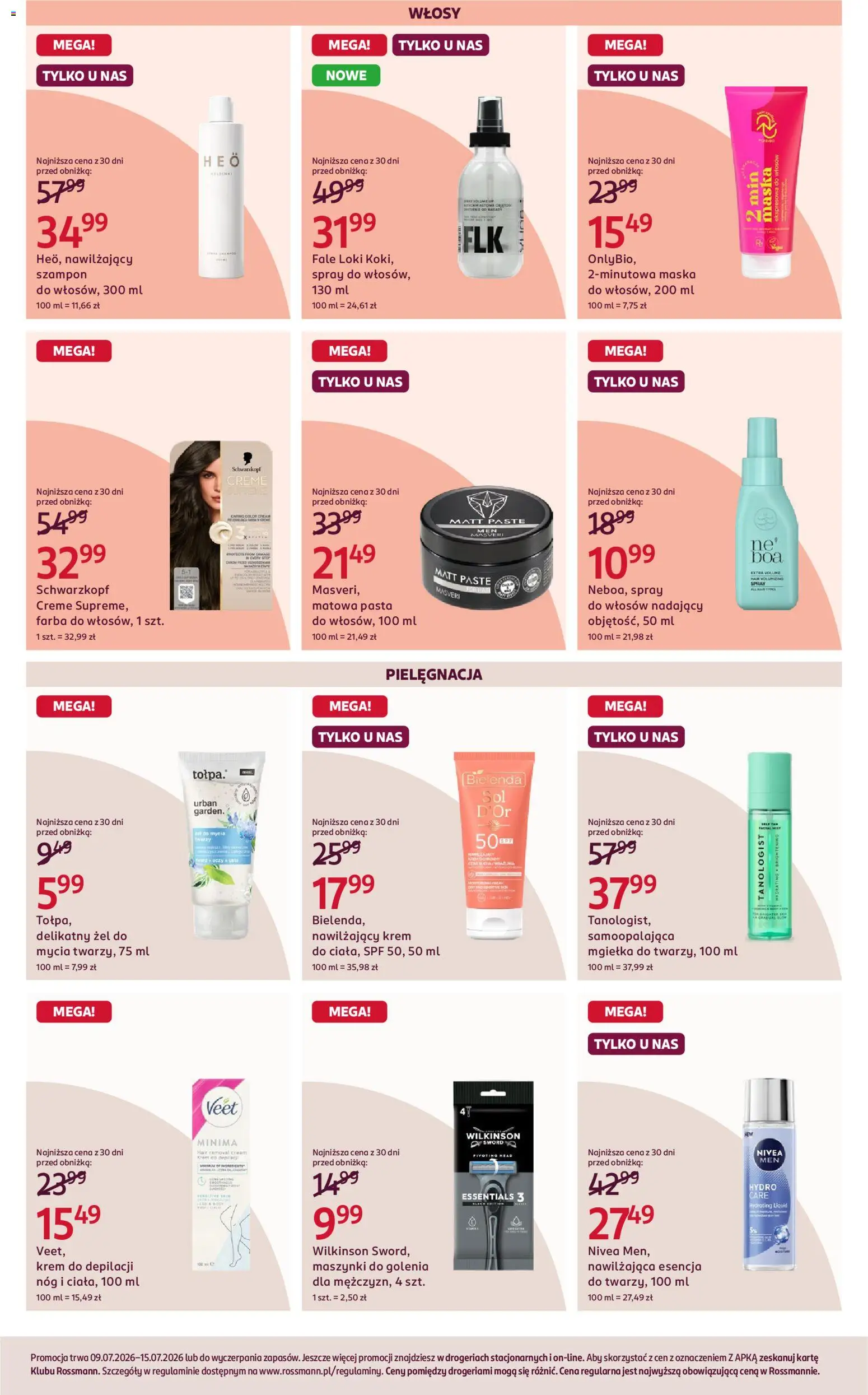 Rossmann gazetka od 09.07.2026 | 🔥 Mega okazje, które musisz zobaczyć! | Polska
