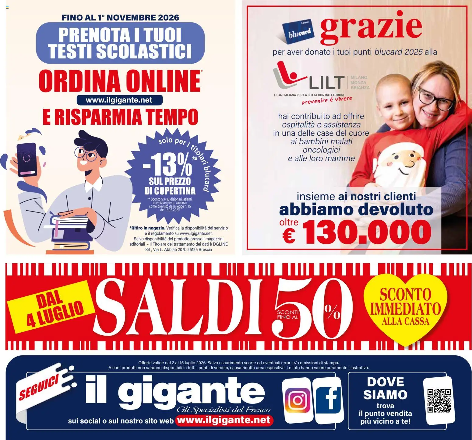 📣 Volantino Il Gigante dal 📅 02/07/2026 - Scopri le offerte ora!🔥 | Italy