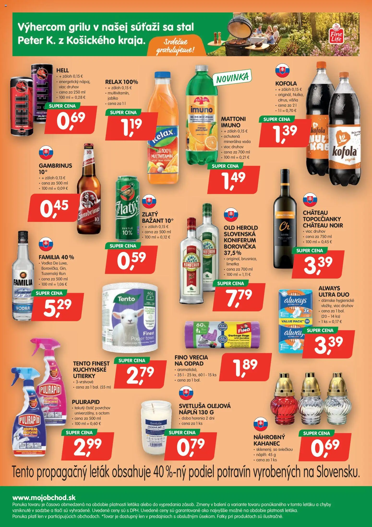 Môj obchod leták Leták in Slovensko