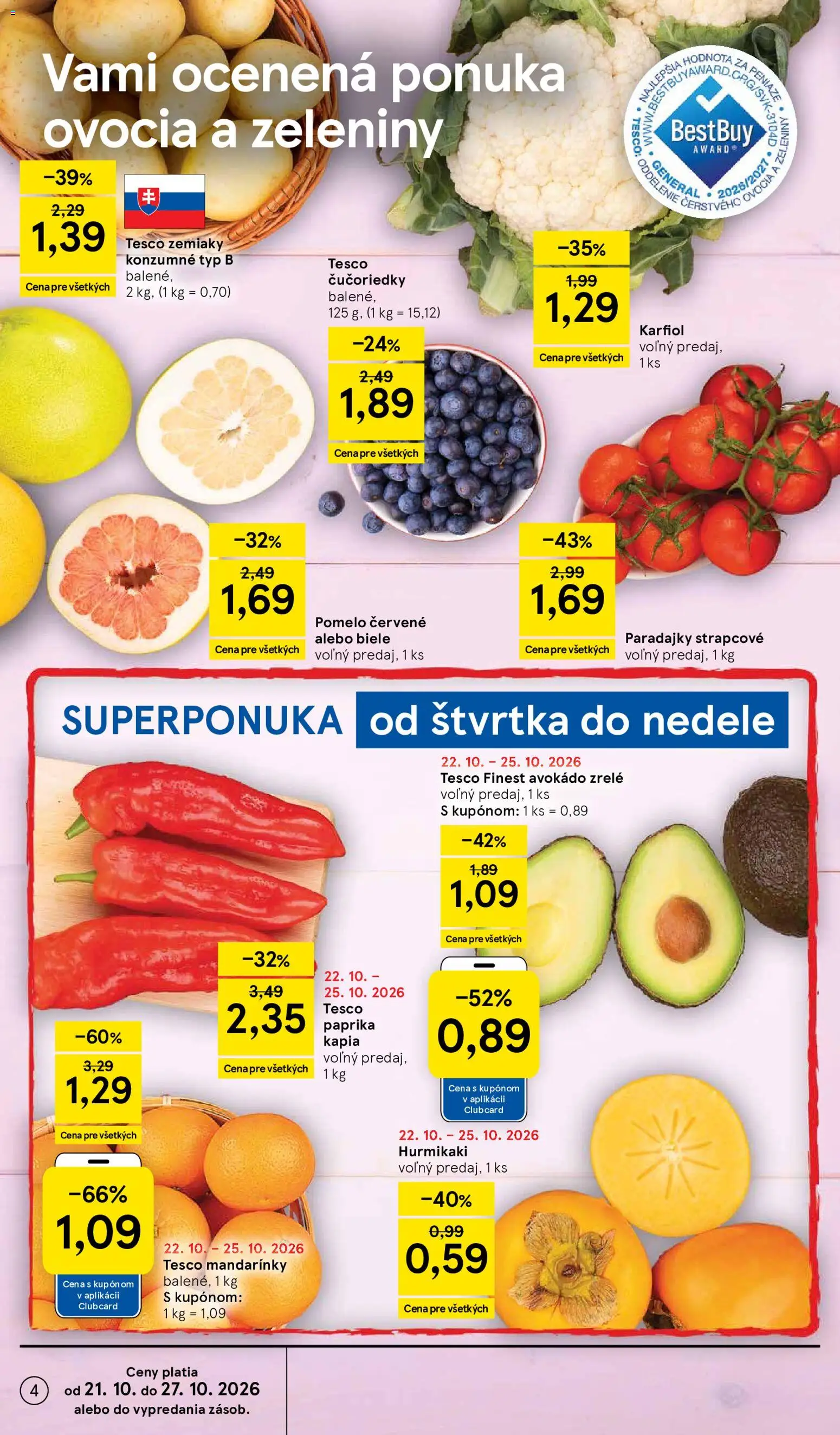Tesco Hypermarket - leták Leták in Slovensko
