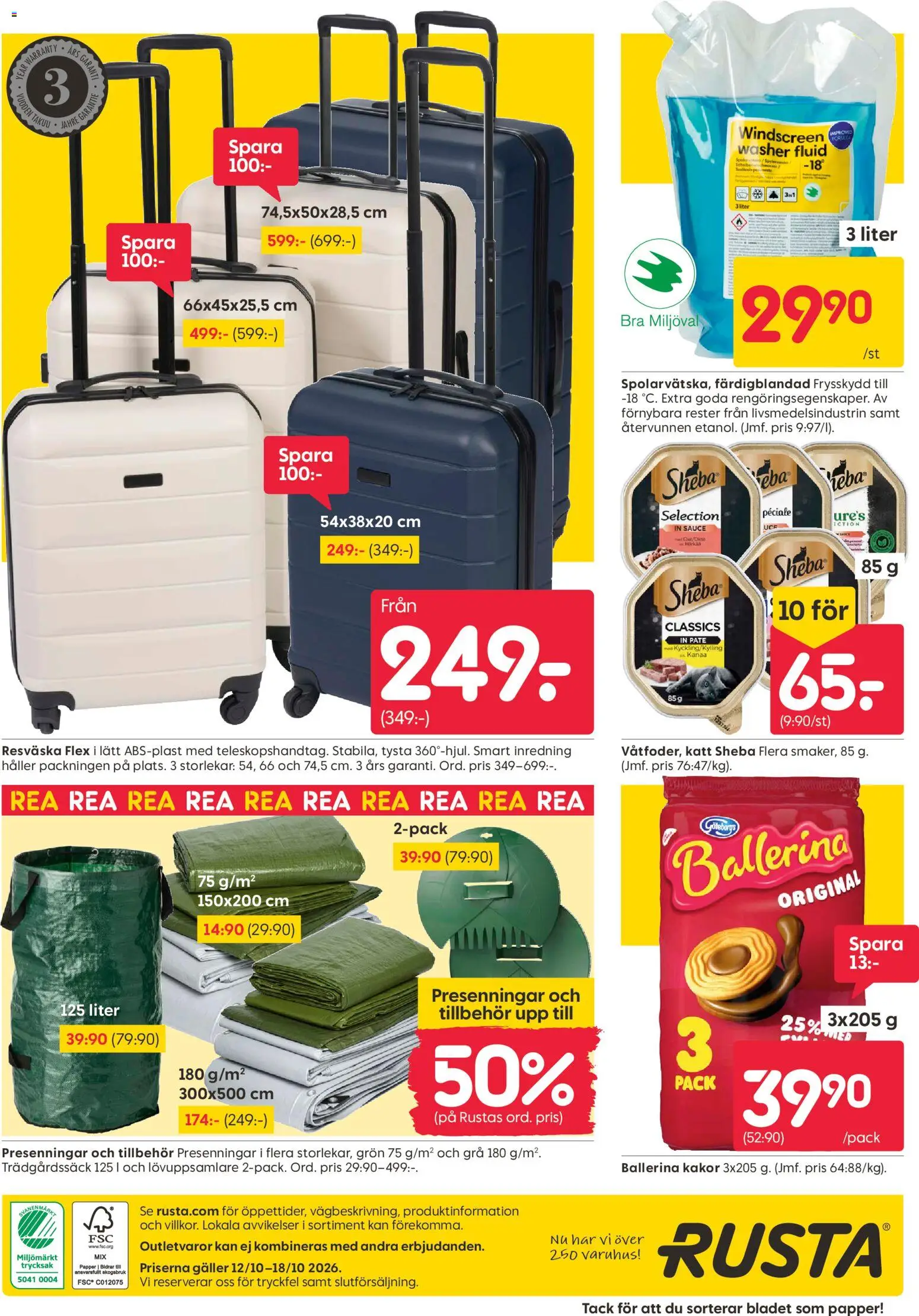 Rusta erbjudanden Reklamblad in Sverige