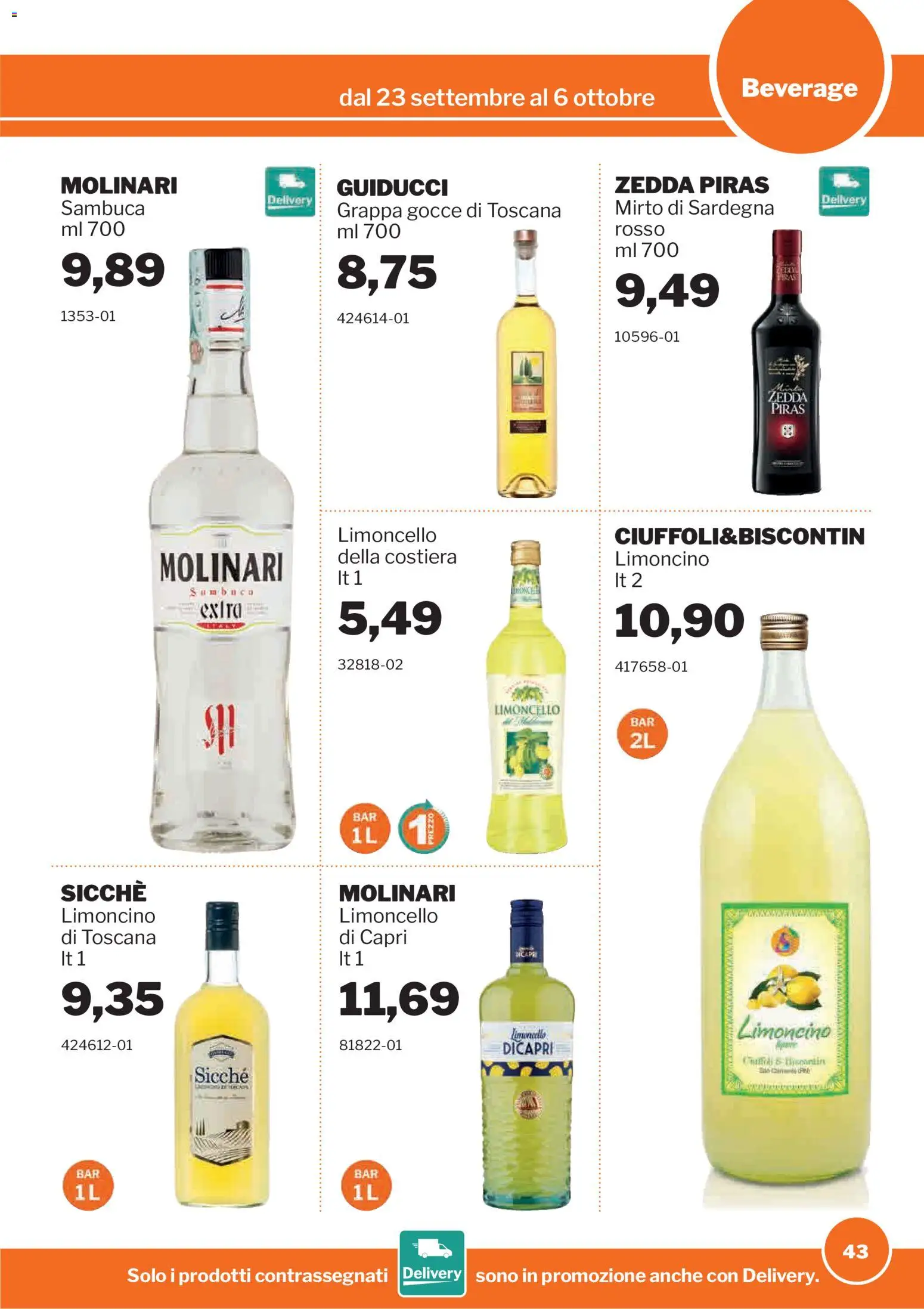 Sogegross volantino Volantino in Italy