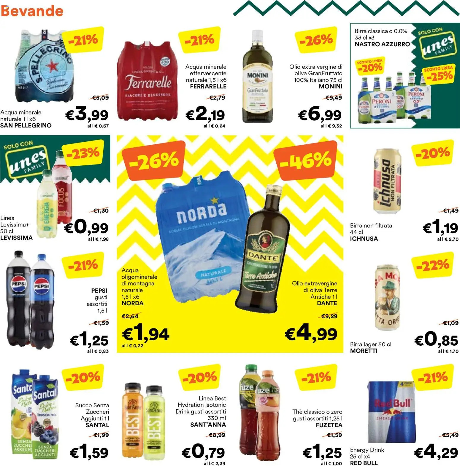 Unes volantino Volantino in Italy