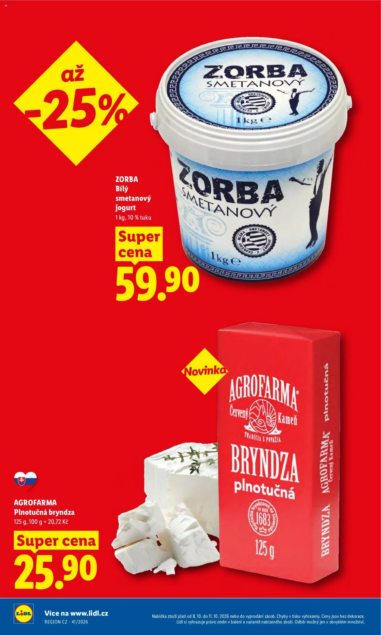 Lidl leták Leták in Česko