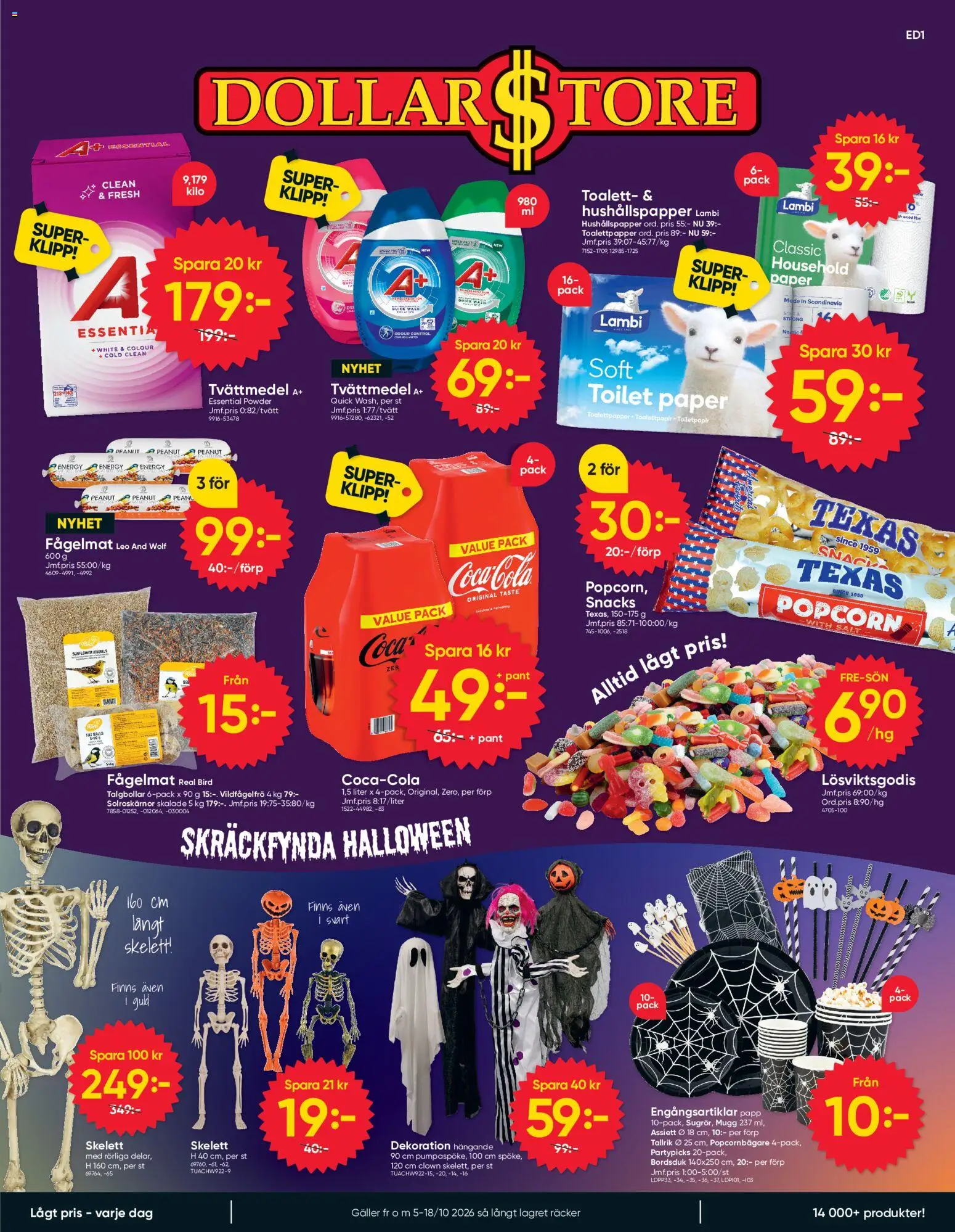 Dollar Store erbjudanden Reklamblad in Sverige