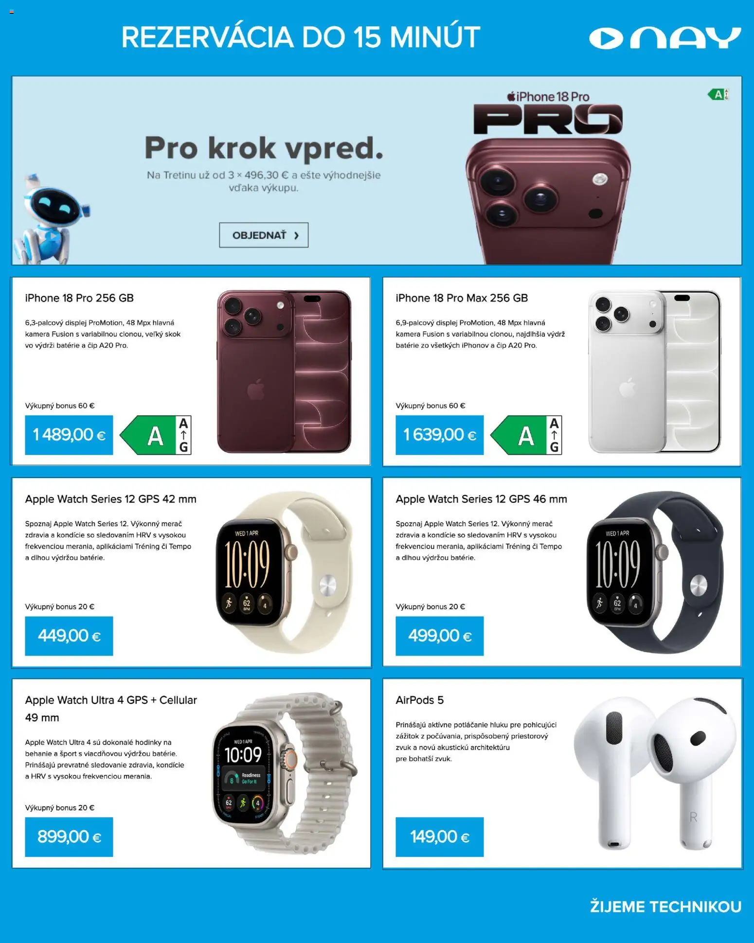 NAY Elektrodom leták Leták in Slovensko
