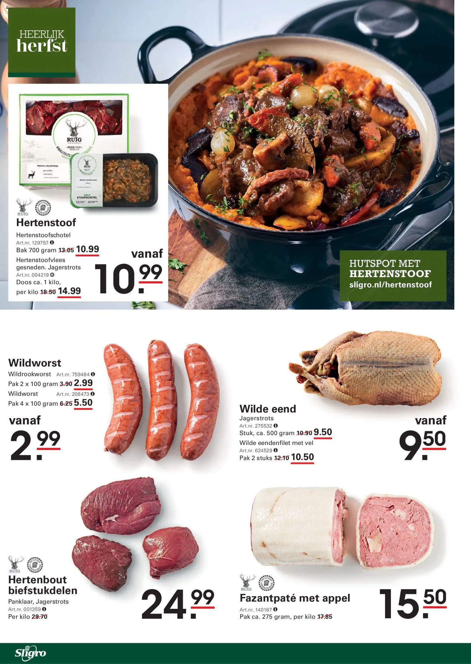 Sligro folder - Food Folder in Nederland