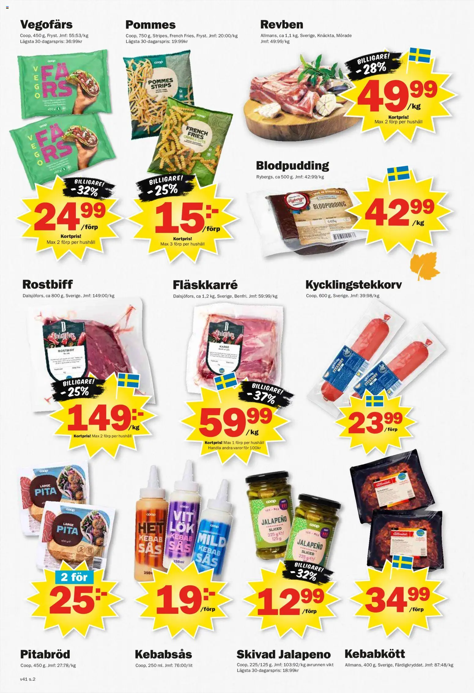 Pekås erbjudanden Reklamblad in Sverige