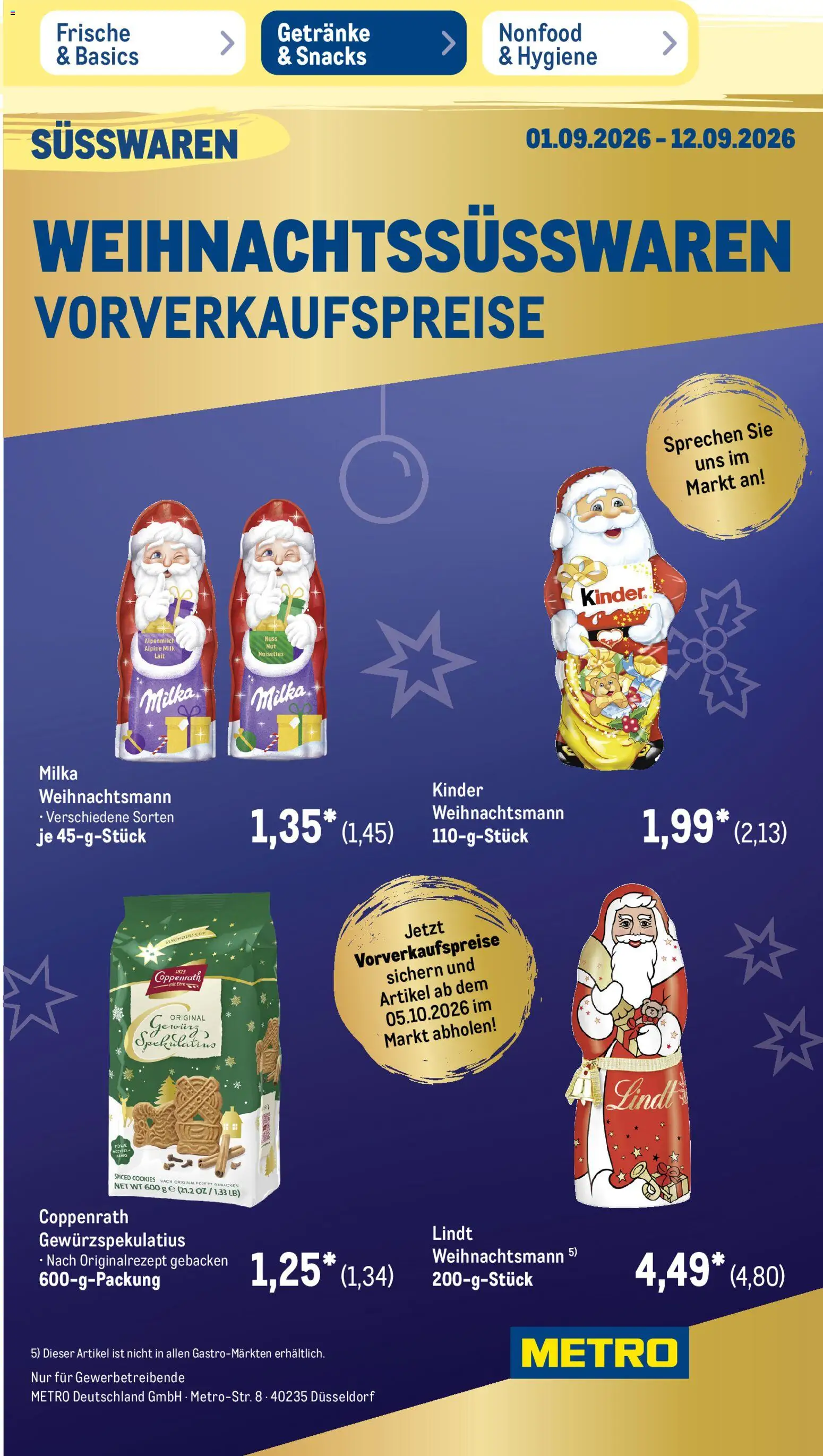 Metro Prospekt Prospekt in Deutschland