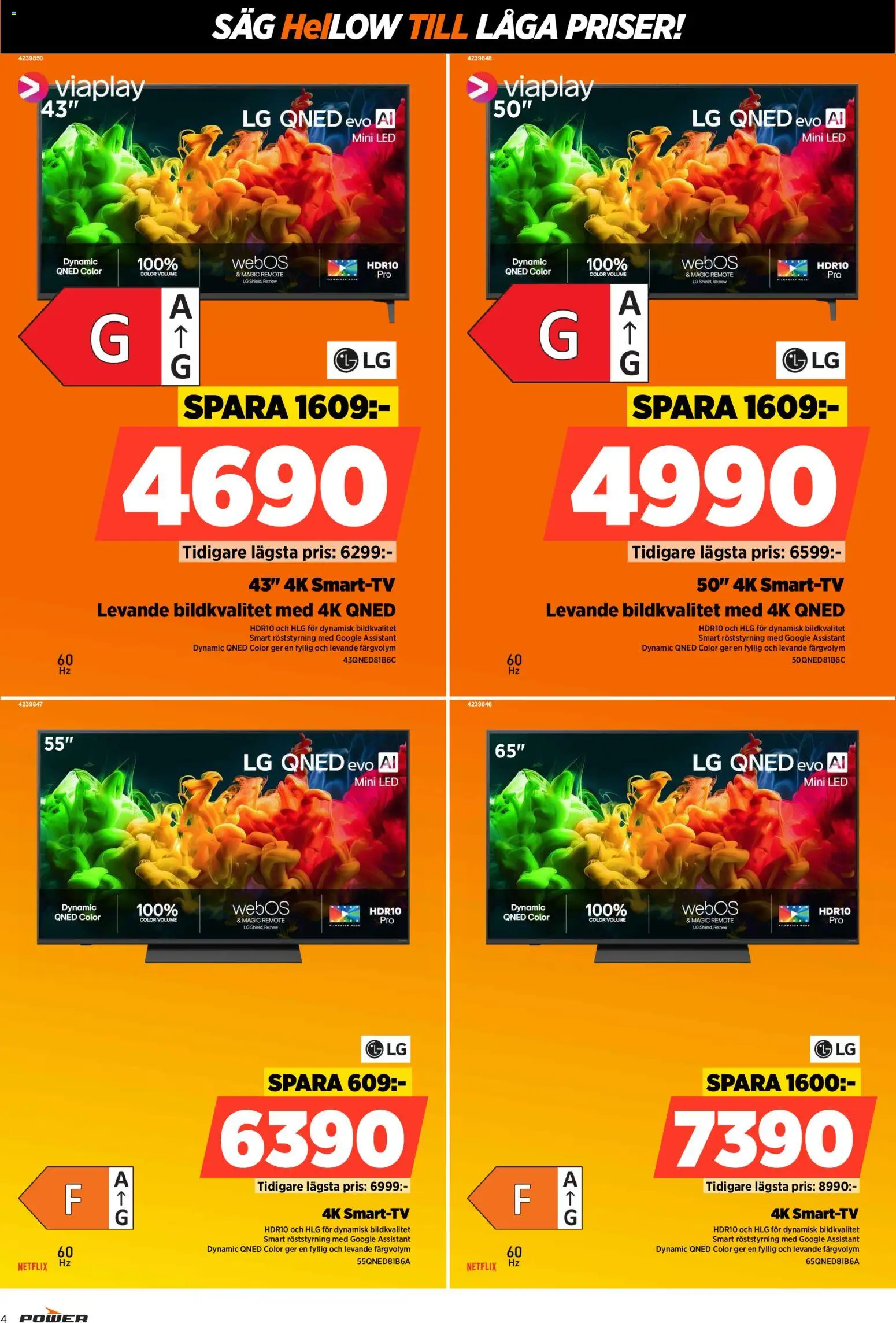 Power erbjudanden Reklamblad in Sverige