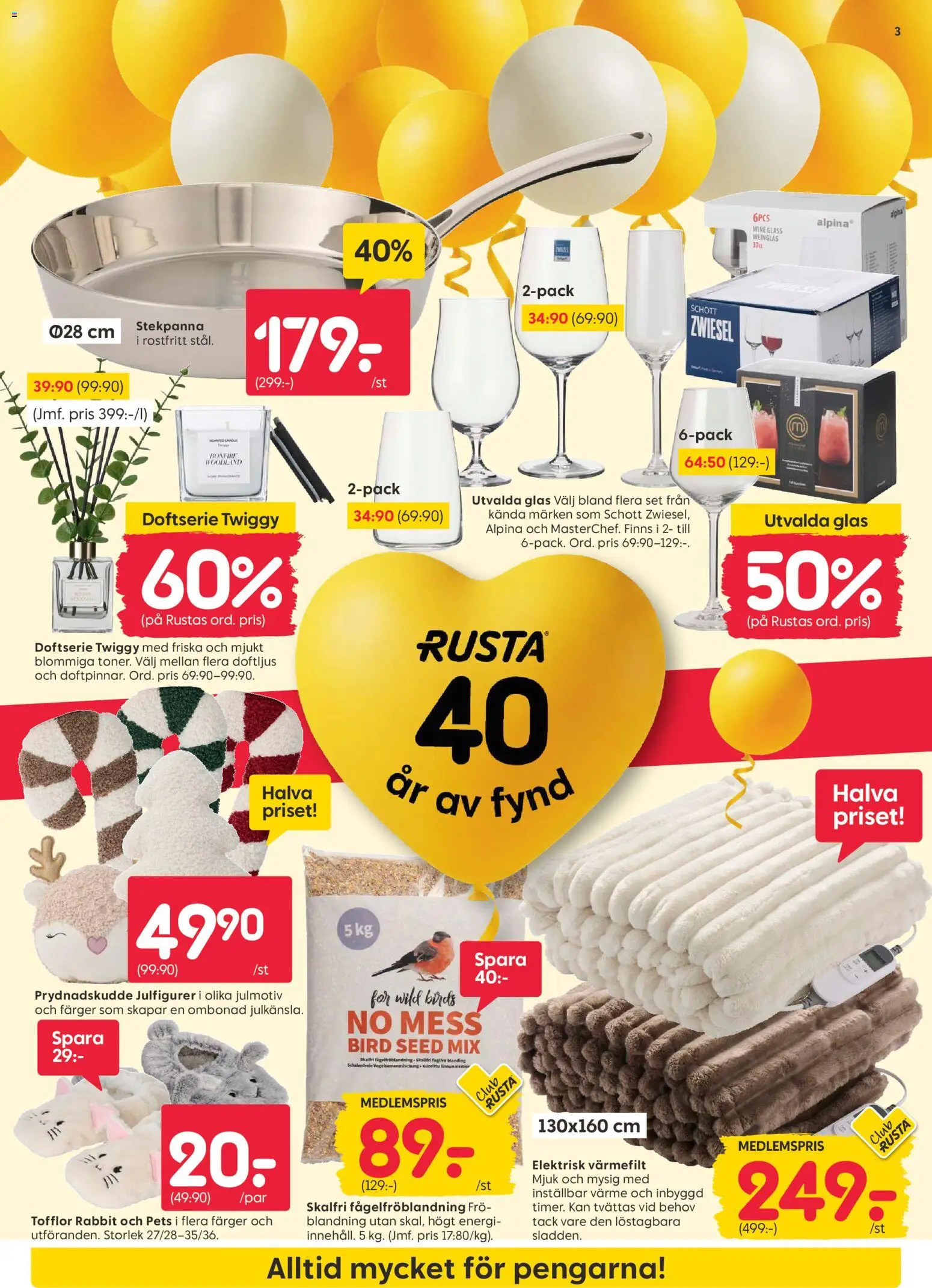 Rusta erbjudanden Reklamblad in Sverige