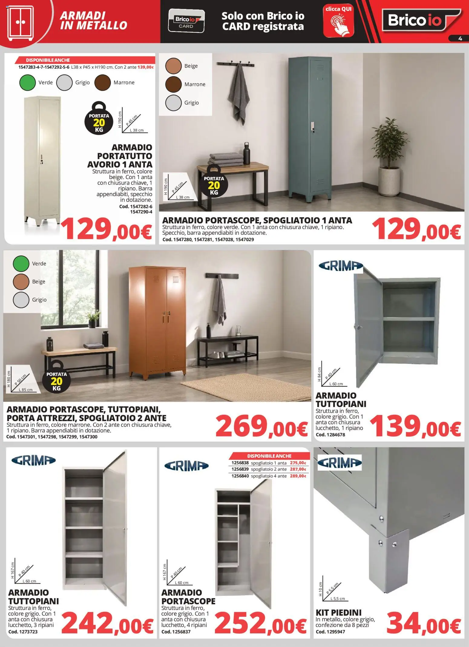 Brico io volantino Sistemazione Volantino in Italy