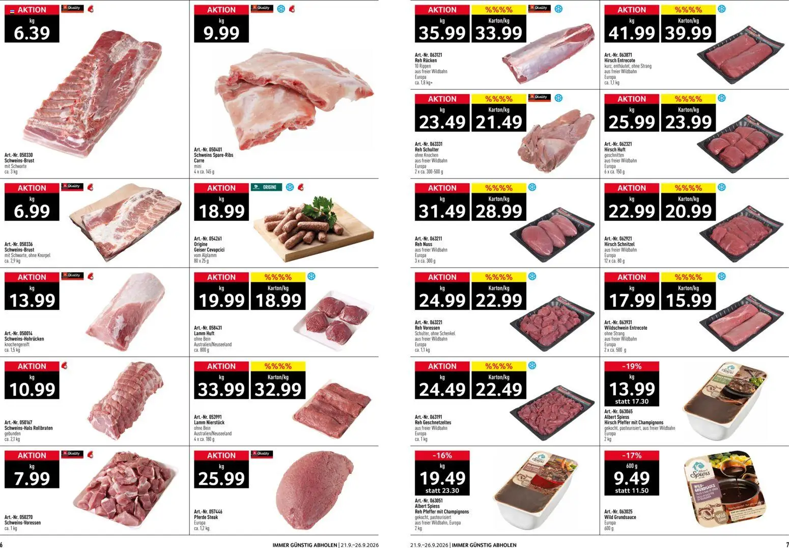 Prodega aktionen Prospekt in Schweiz