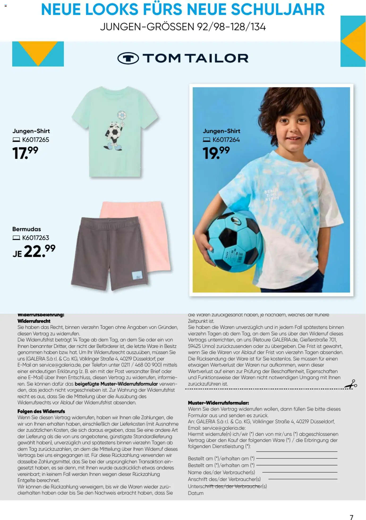 Galeria Karstadt Kaufhof Back to school Prospekt in Deutschland