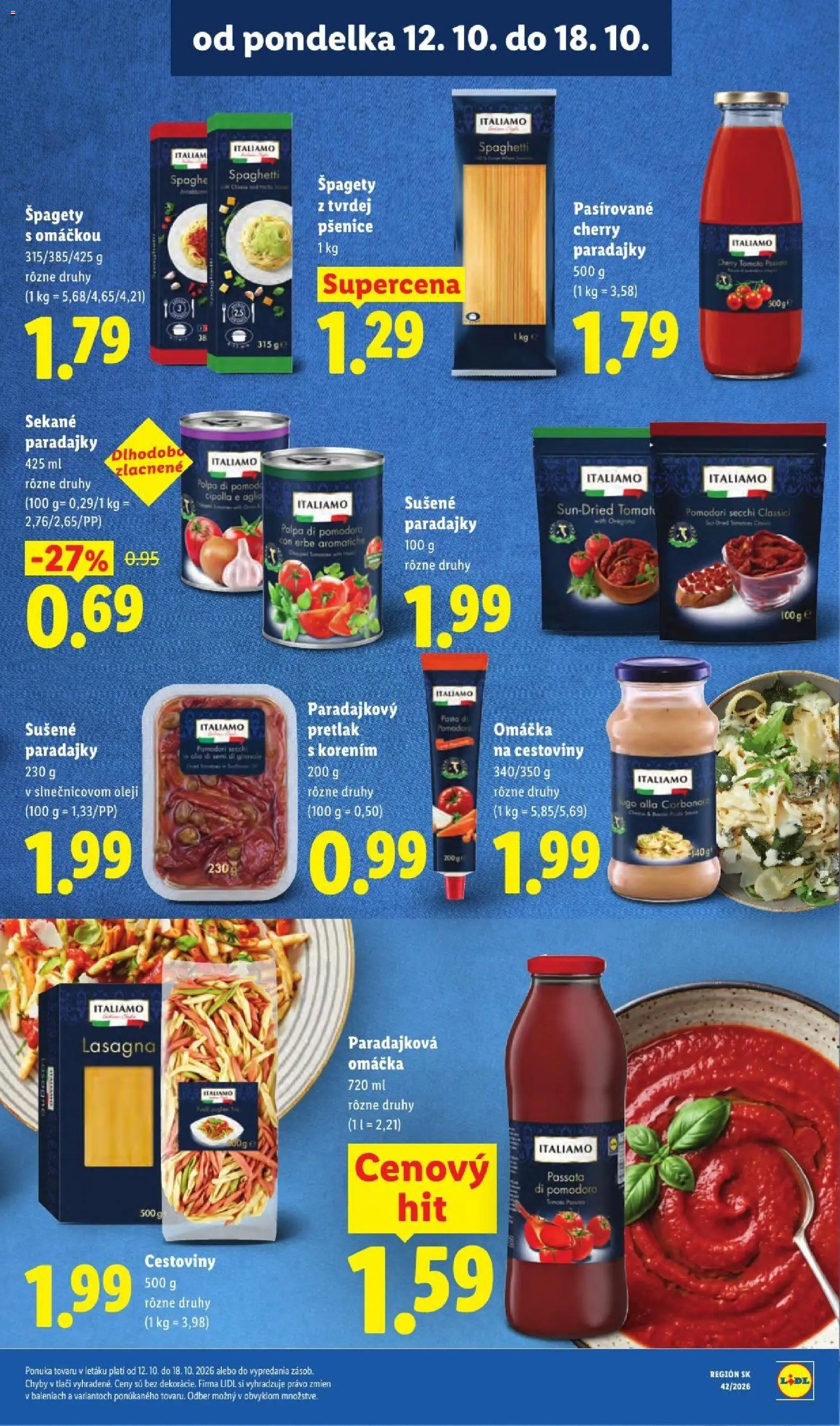 Lidl leták Leták in Slovensko