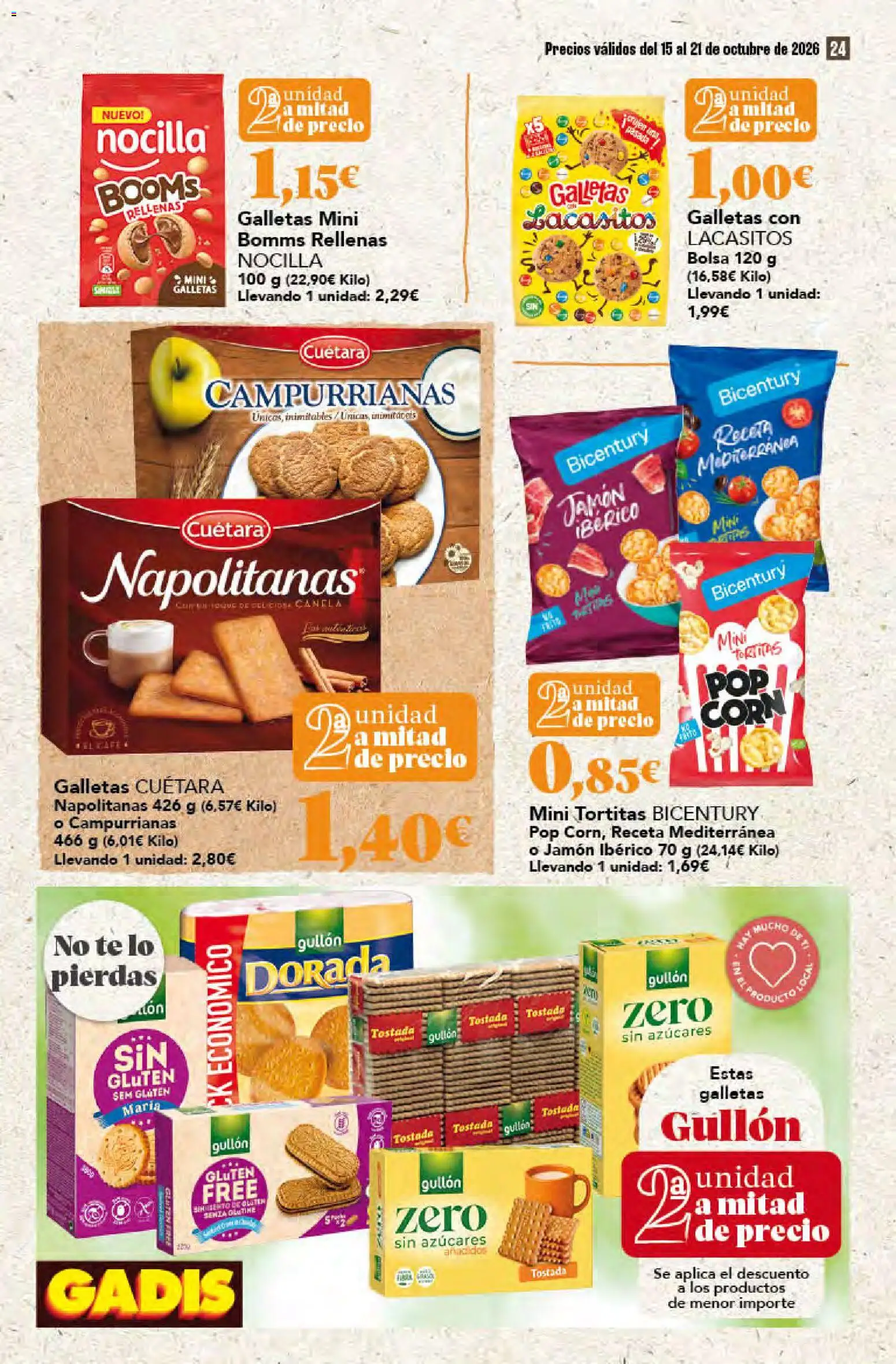 Gadis - folleto Folleto in España