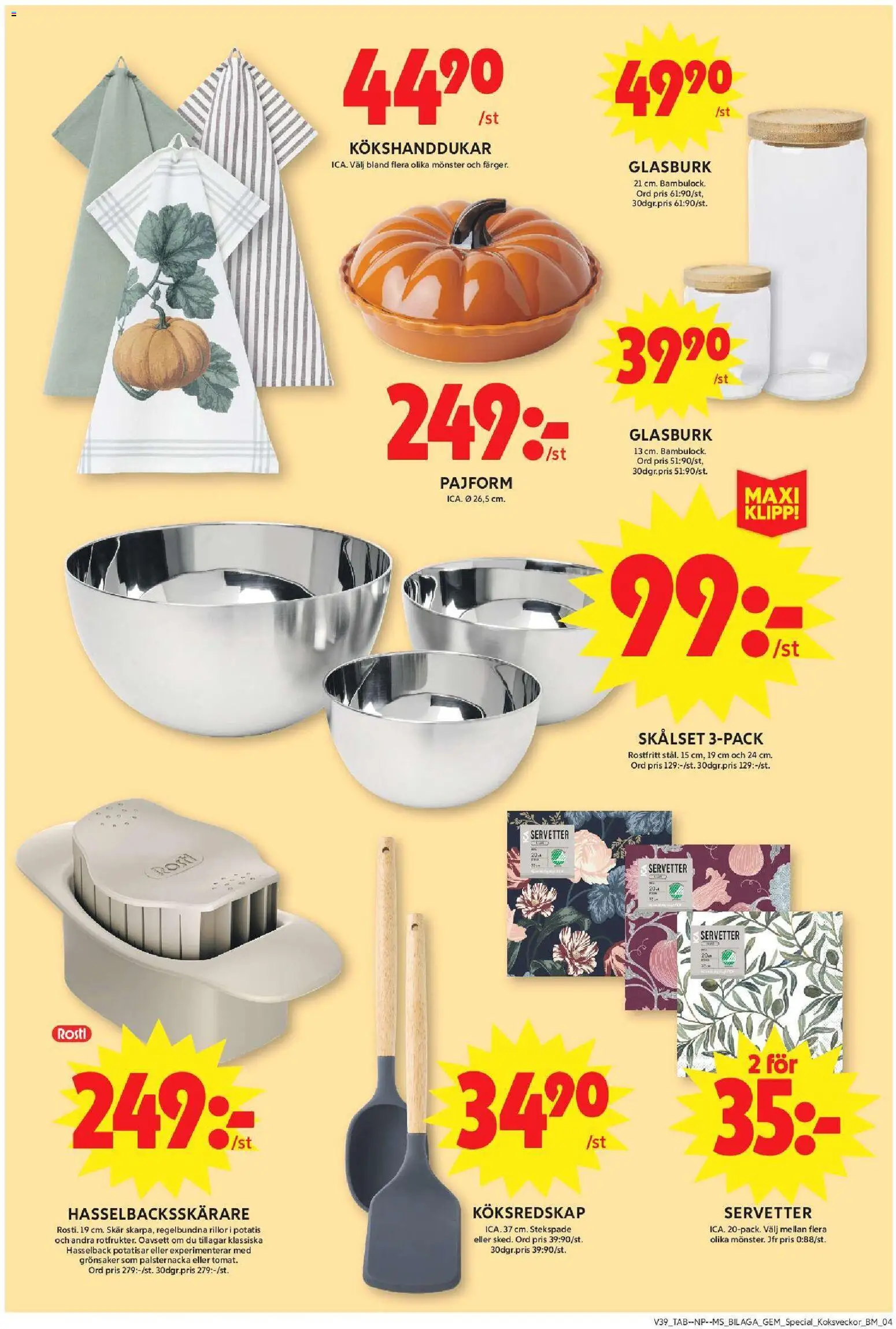 ICA Maxi erbjudanden Reklamblad in Sverige