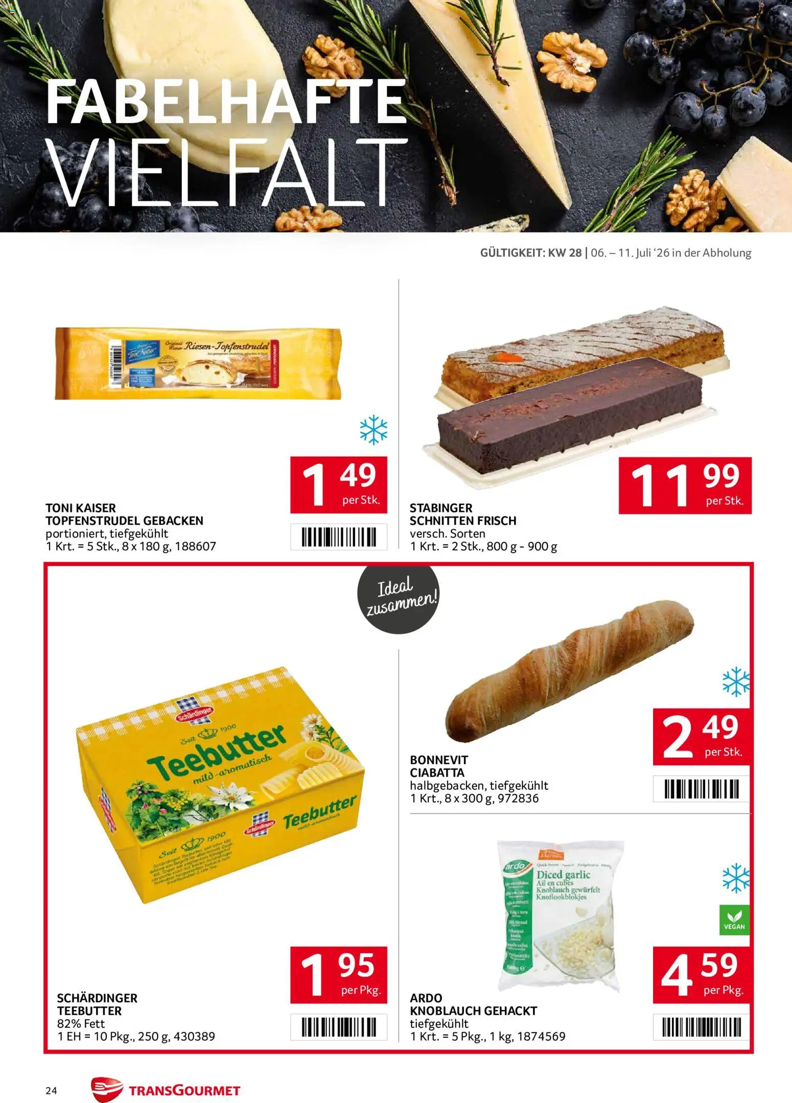 Die besten Angebote | Transgourmet Flugblatt ab 06.07.2026 | - Jetzt stöbern! | Österreich