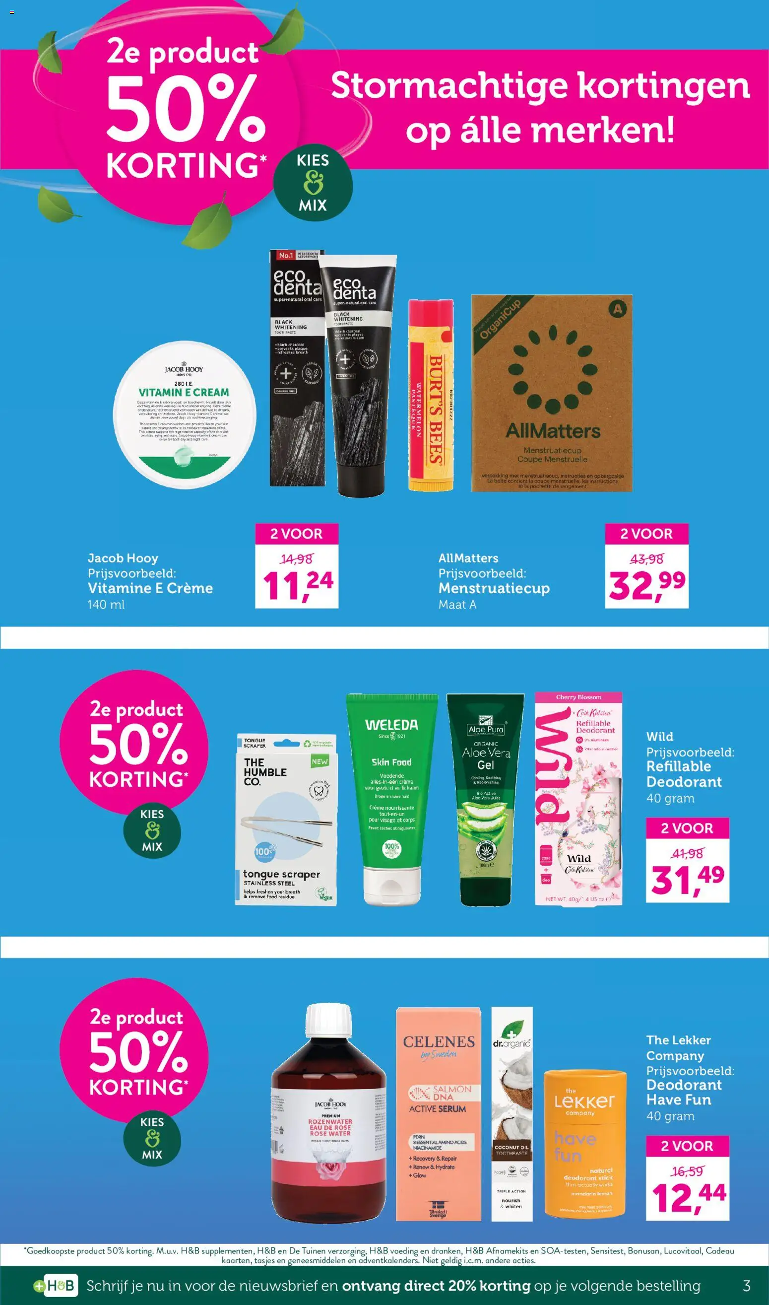 Holland & Barrett Folder / Publicité Folder in België