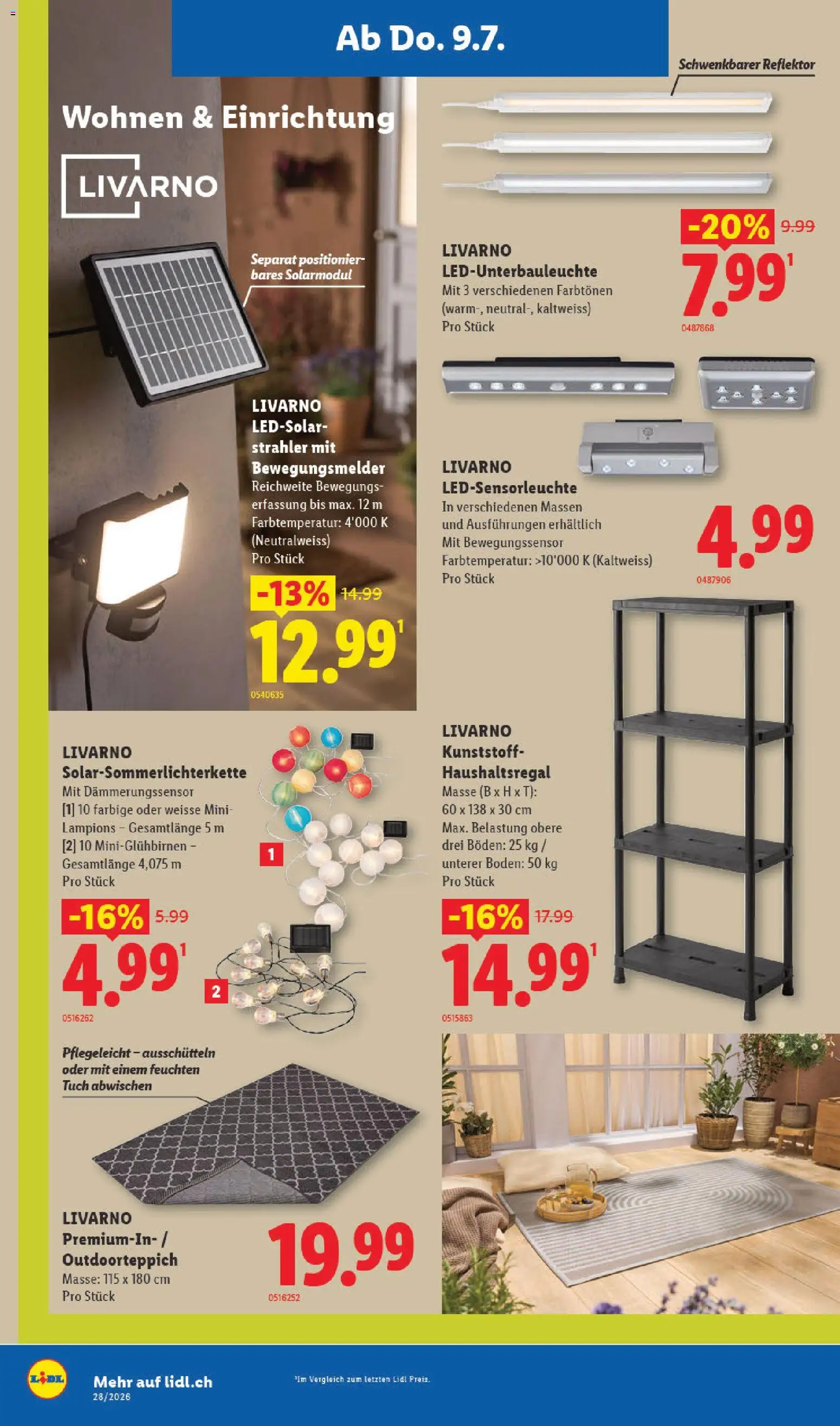 🛍️ Lidl aktionen ab 09.07.2026 » Entdecken Sie exklusive Rabatte und sparen Sie noch heute! 💰 | Schweiz
