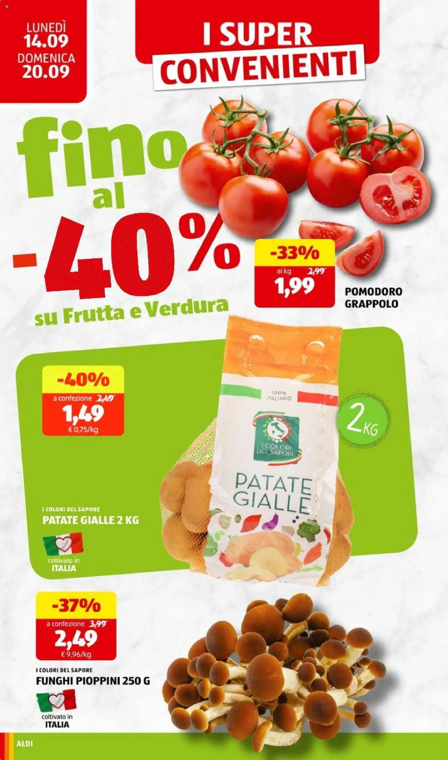 Aldi volantino Volantino in Italy