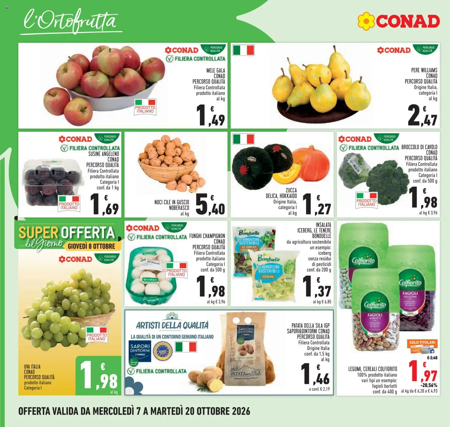 Conad volantino Volantino in Italy