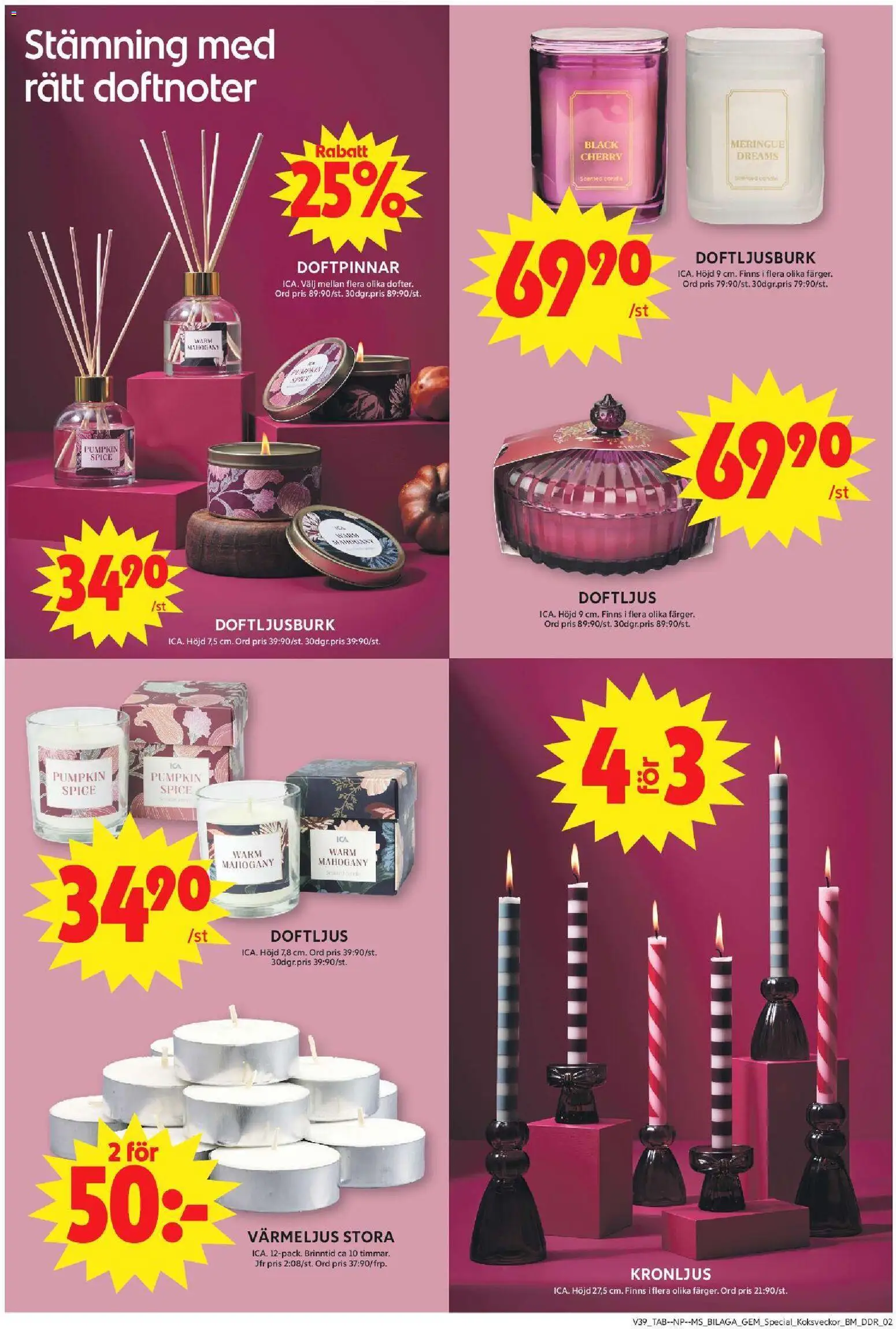 ICA Maxi erbjudanden Reklamblad in Sverige