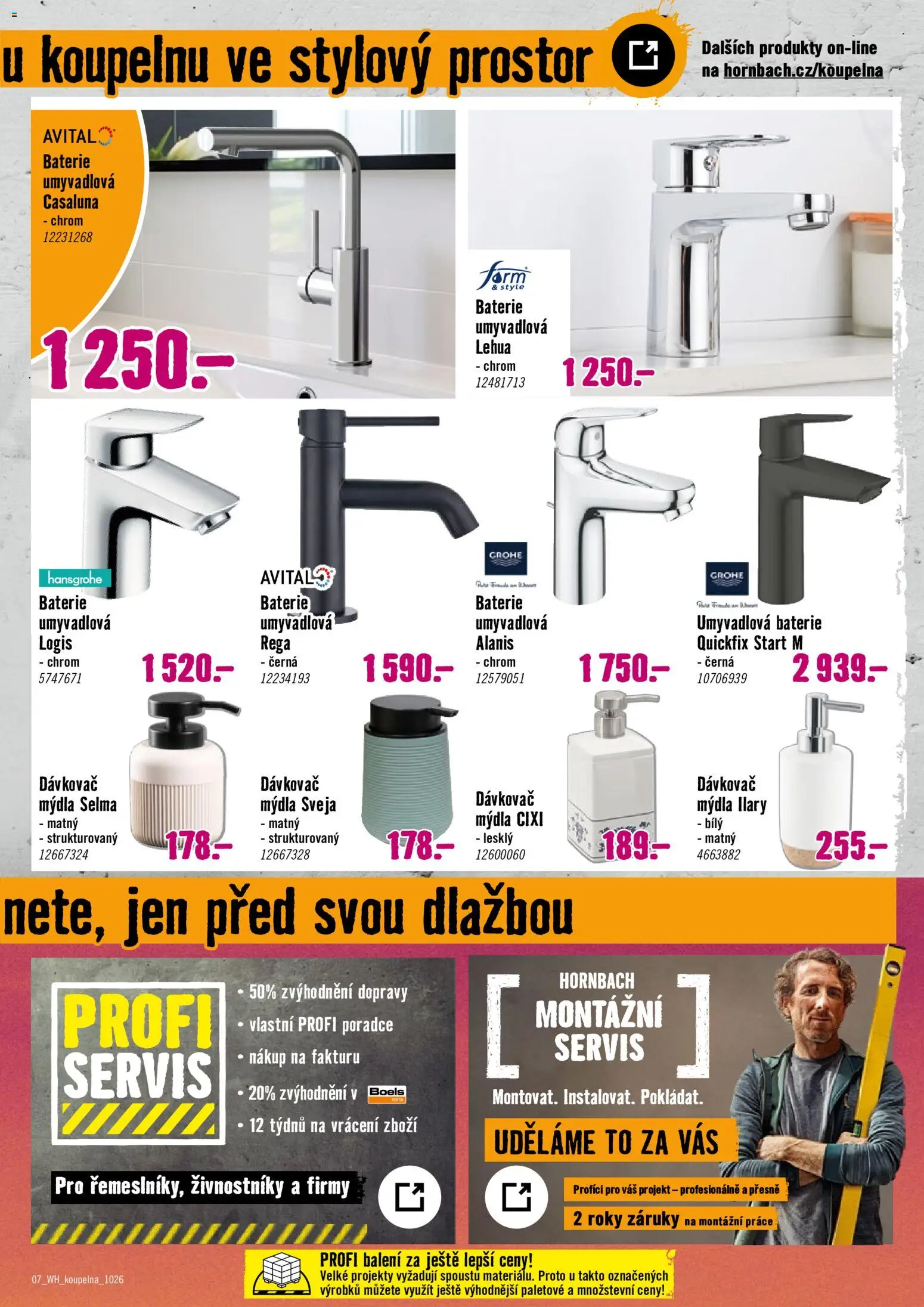 HORNBACH leták - Koupelna Leták in Česko