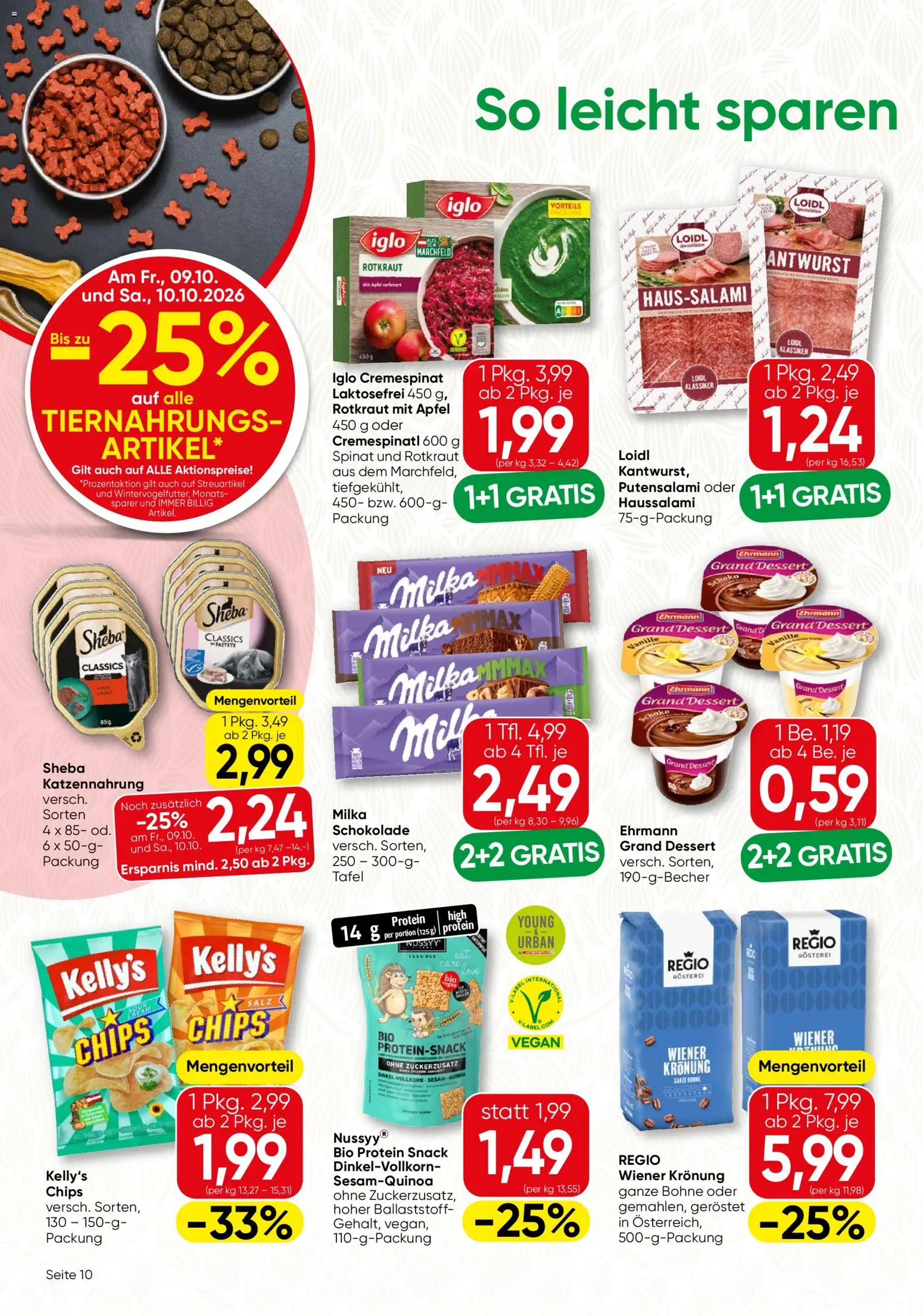 SPAR Gourmet Flugblatt Flugblatt in Österreich