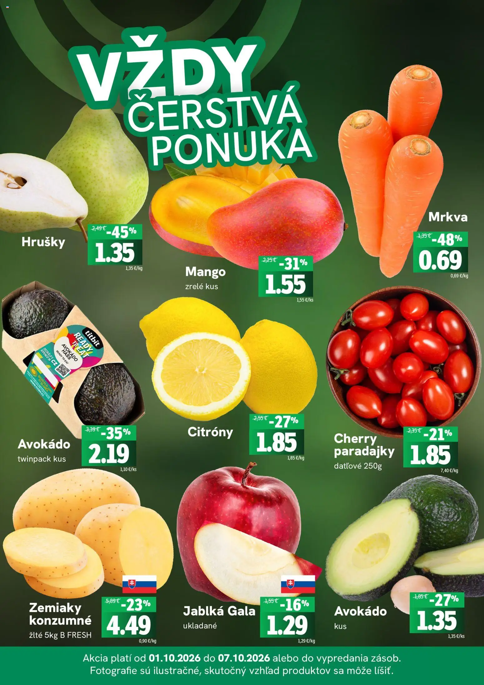 Fresh leták Leták in Slovensko