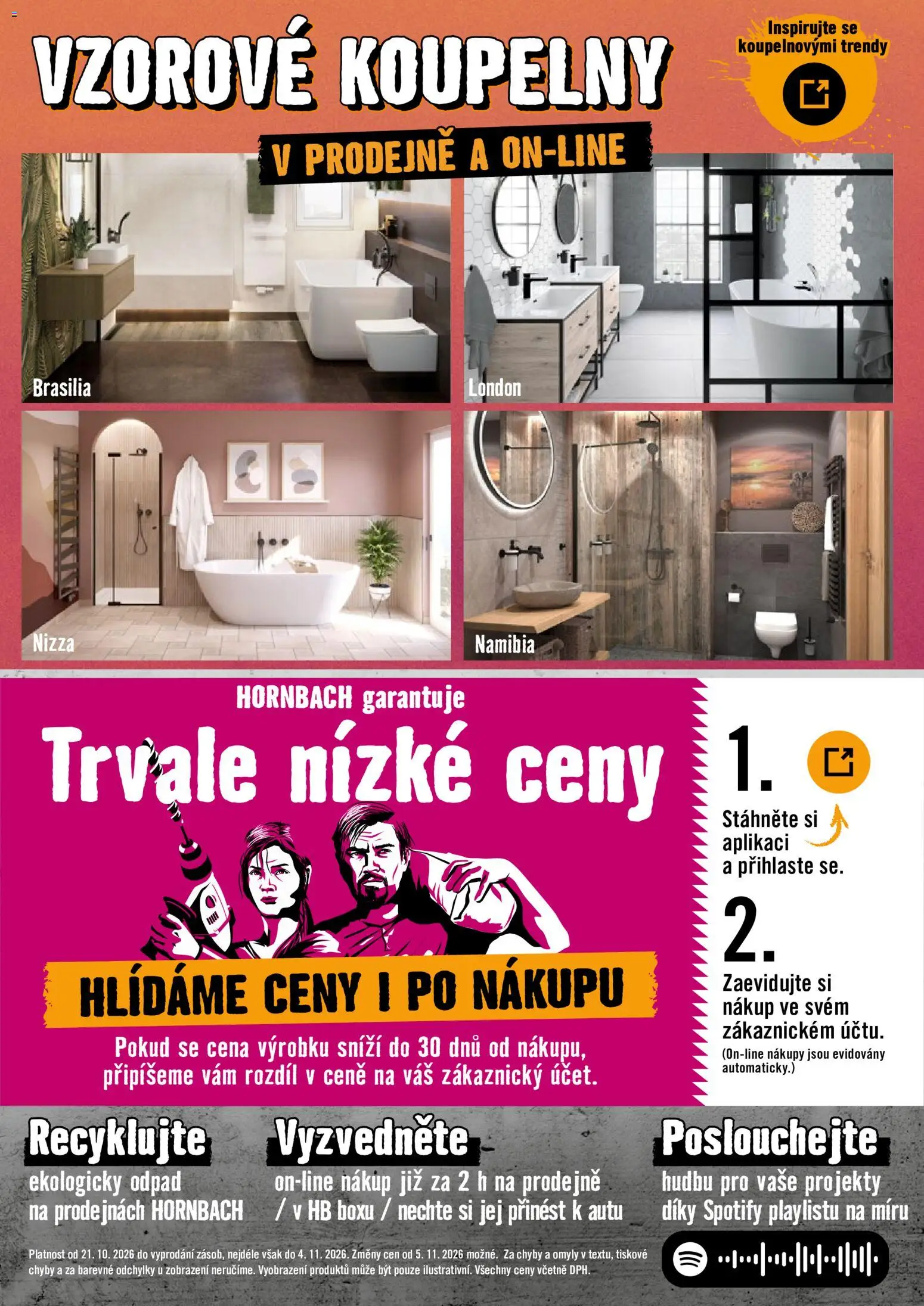 HORNBACH leták - Koupelna Leták in Česko