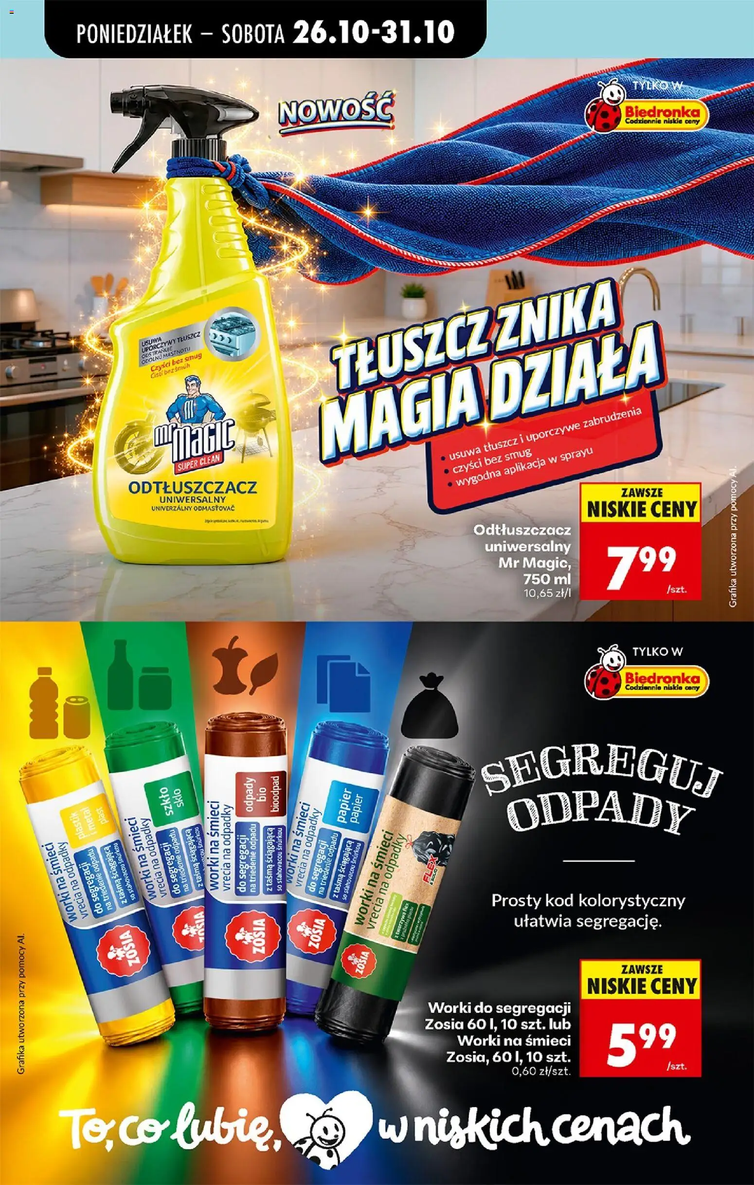 Biedronka Polsko leták - Codziennie niskie ceny Leták in Česko