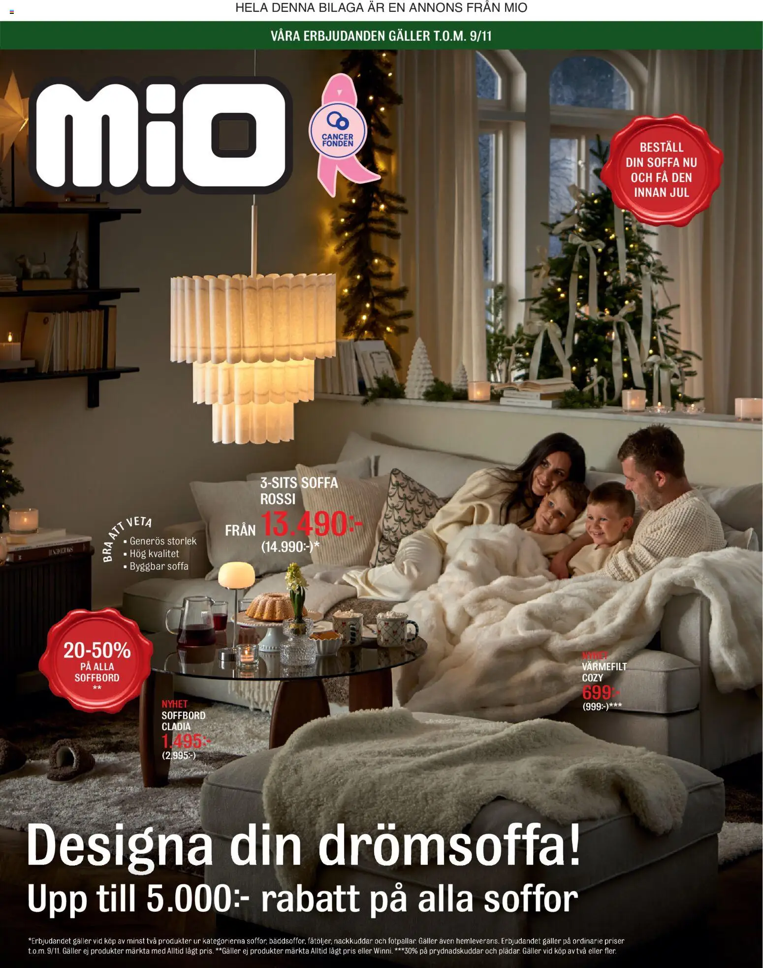 Mio erbjudanden Reklamblad in Sverige