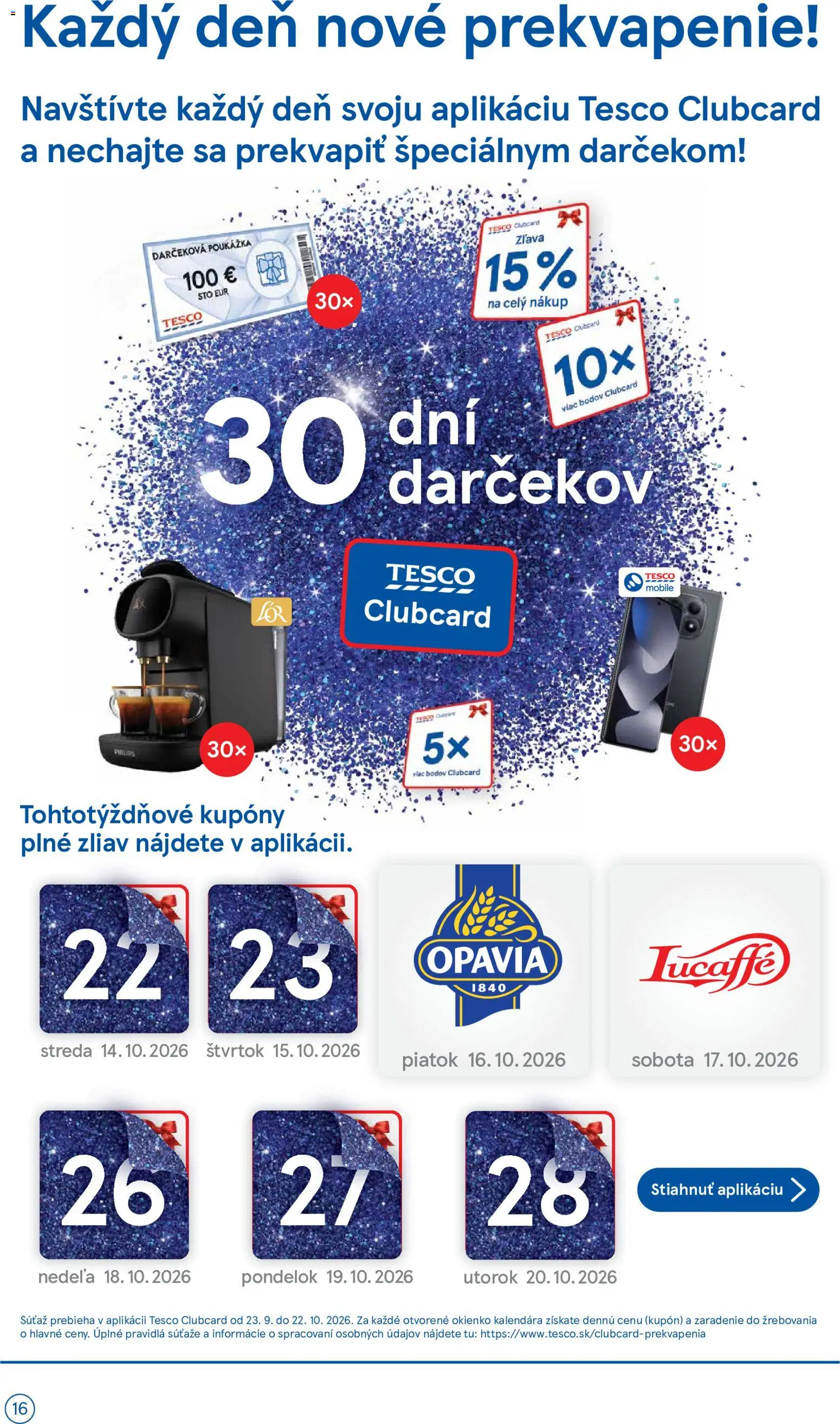 Tesco Hypermarket - leták Leták in Slovensko