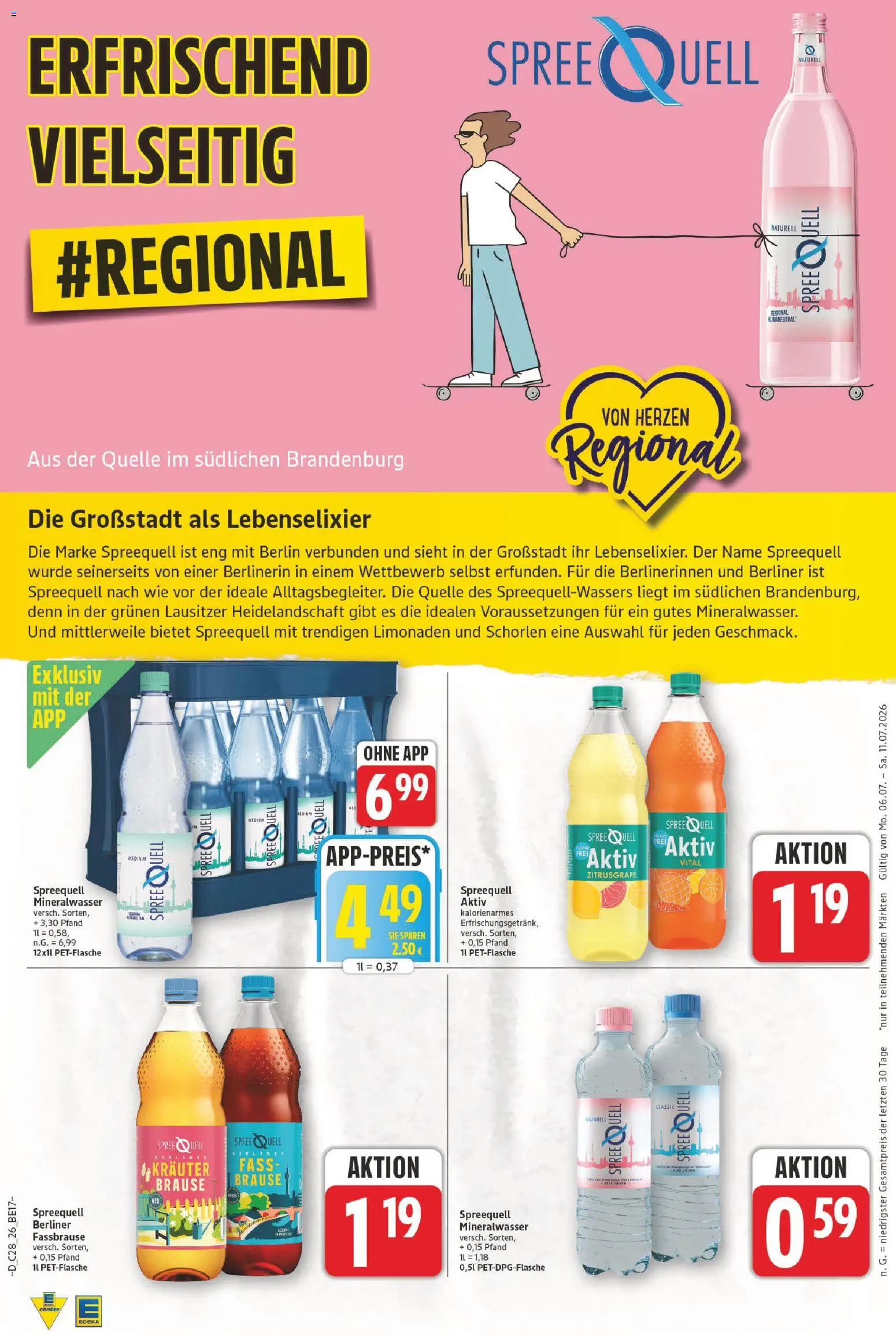 E center Prospekt | 06.07.2026 | Wie erhält man einen begrenzten Rabatt? | Deutschland