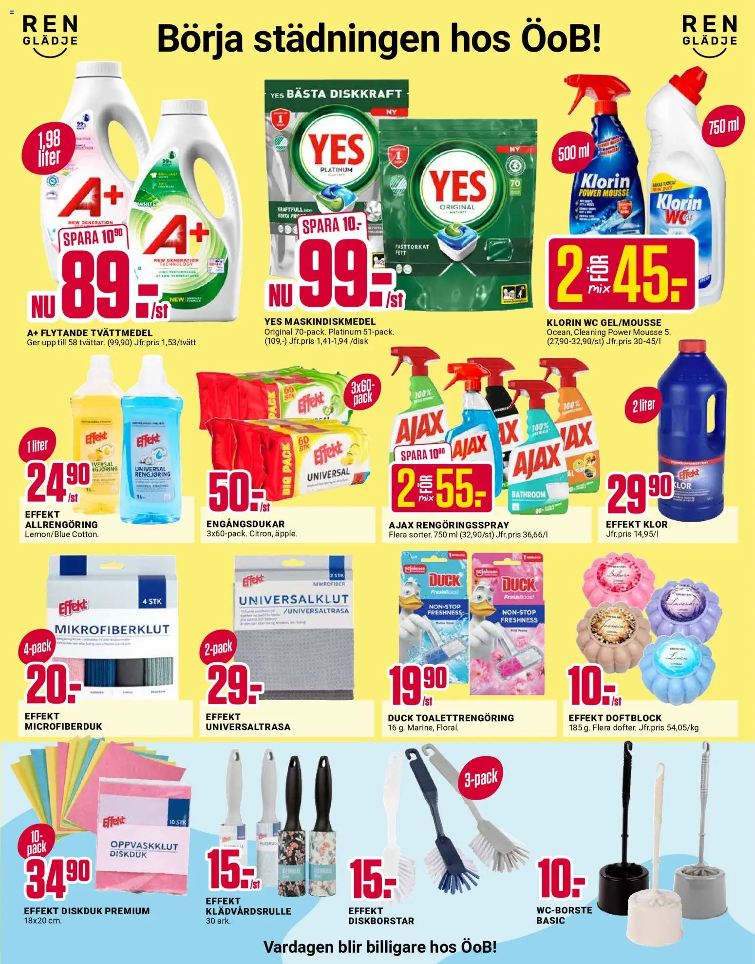 ÖoB erbjudanden Reklamblad in Sverige