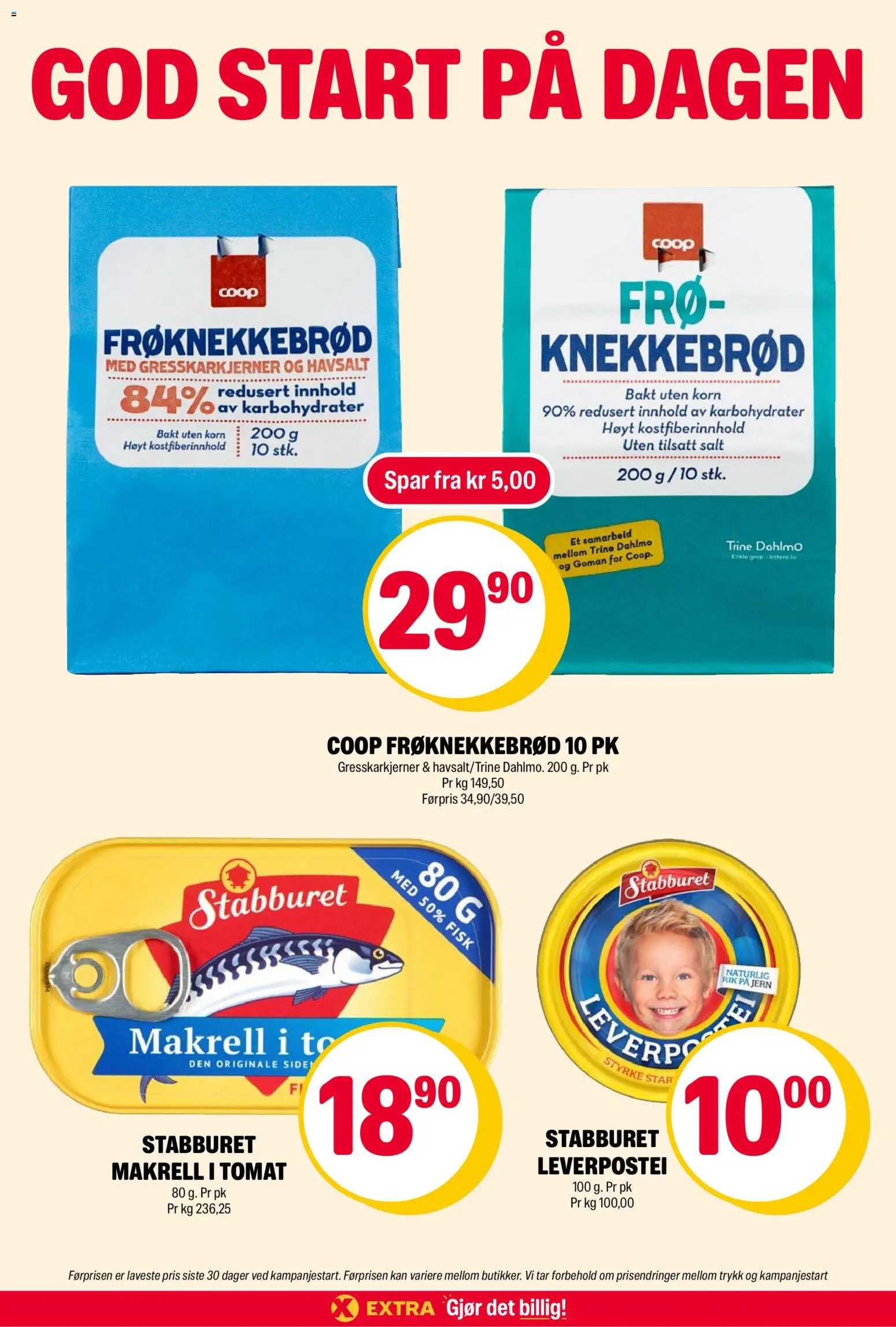 Coop Extra kundeavis Kundeavis in Norge