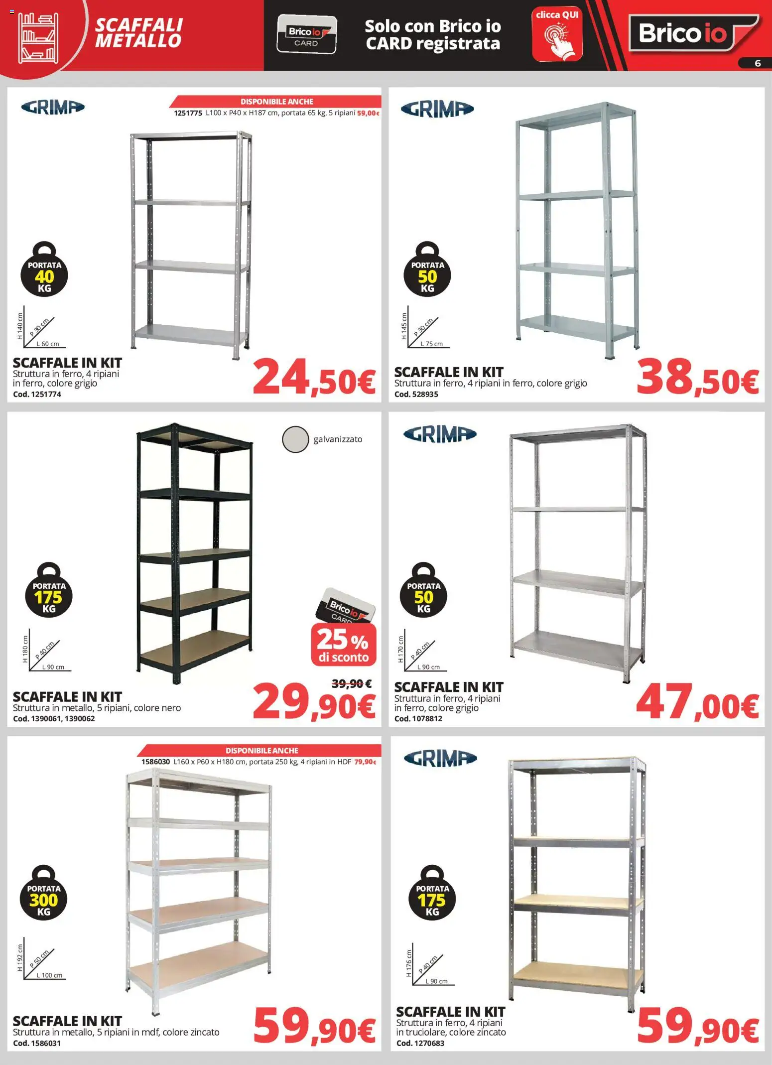 Brico io volantino Sistemazione Volantino in Italy